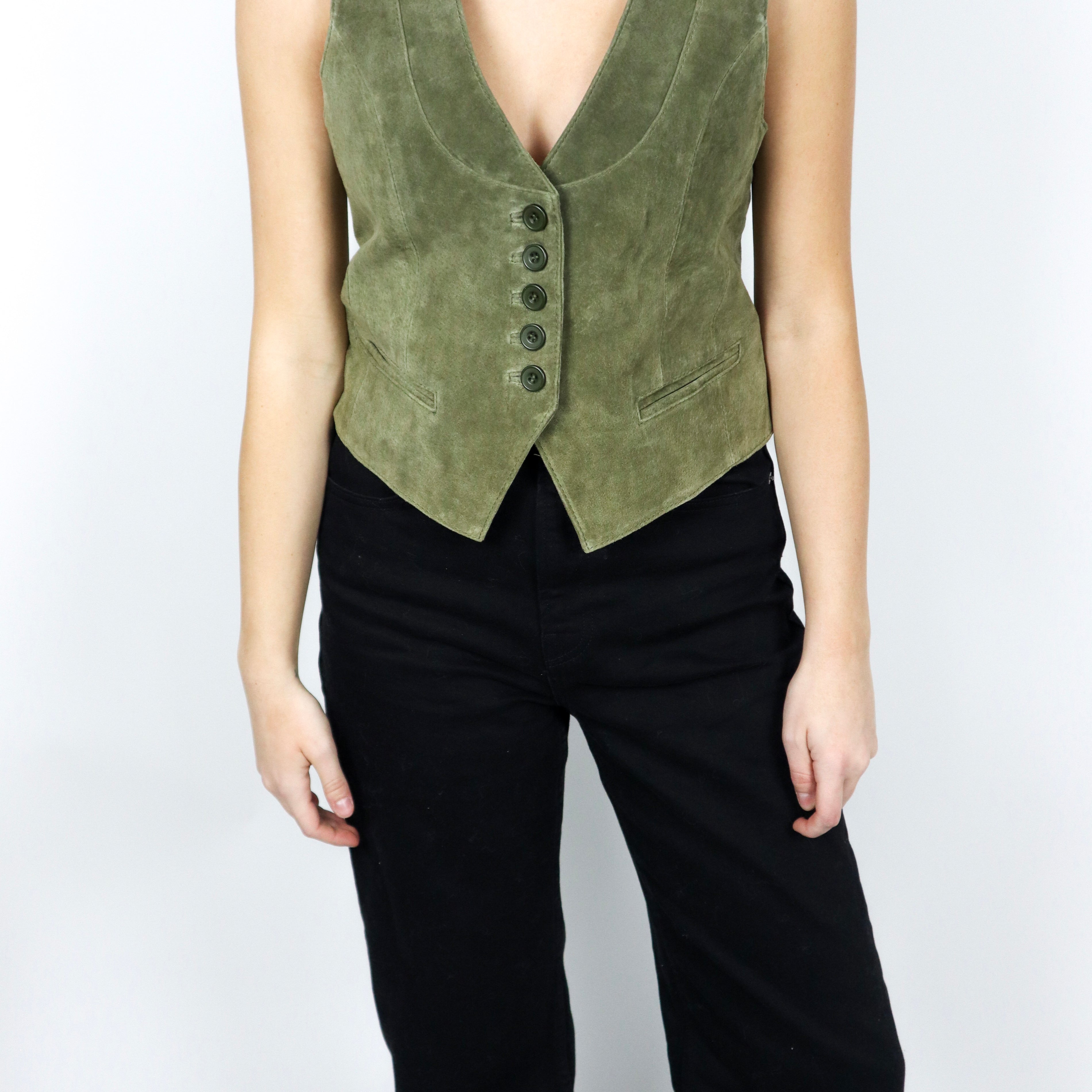 Vintage x Suede Vest (6)