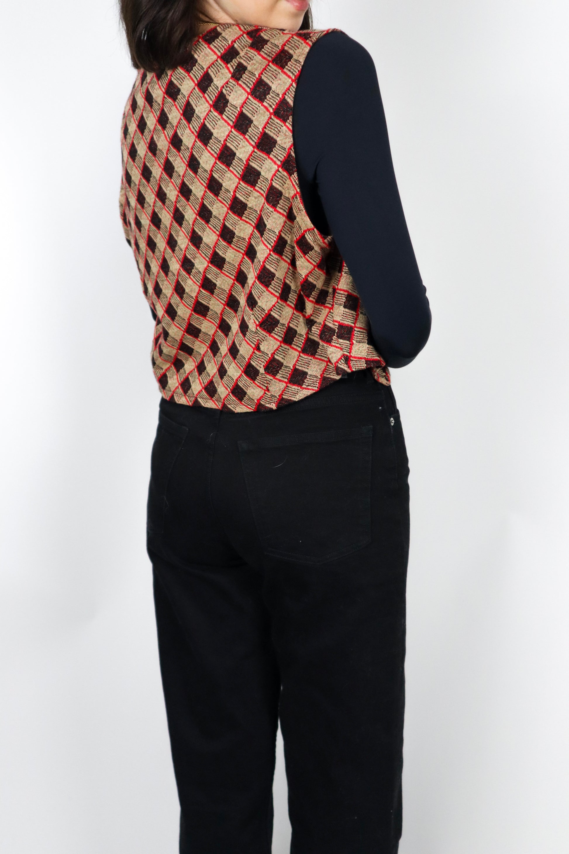 Vintage 70s x Pattern Vest (S)