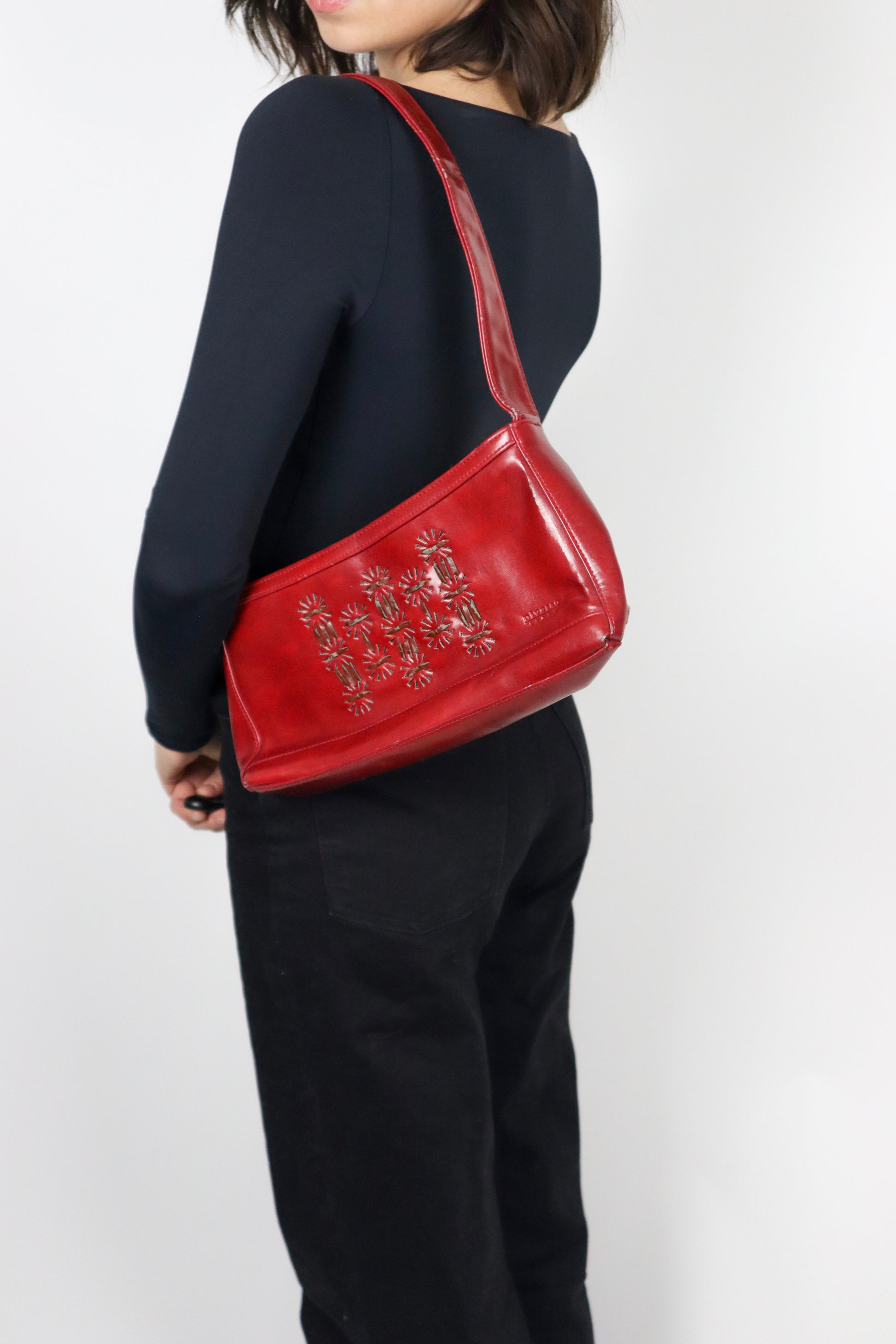 Vintage x Faux Leather Purse
