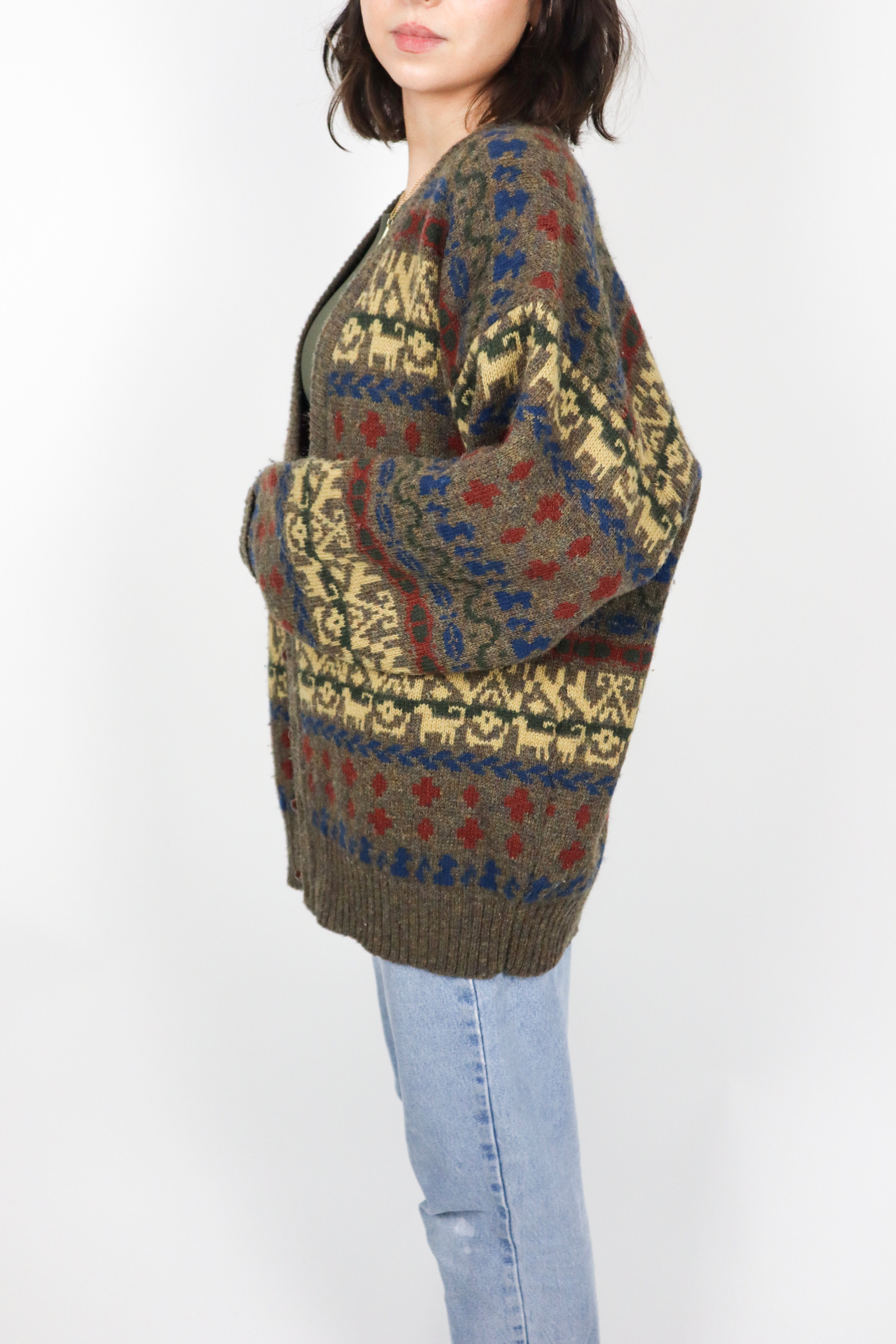 Vintage x Wool Cardigan (L)