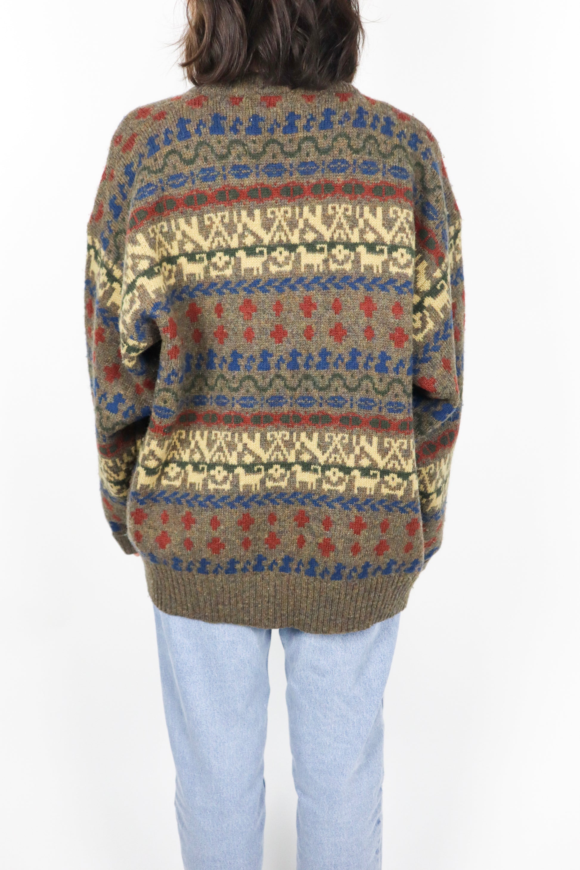 Vintage x Wool Cardigan (L)