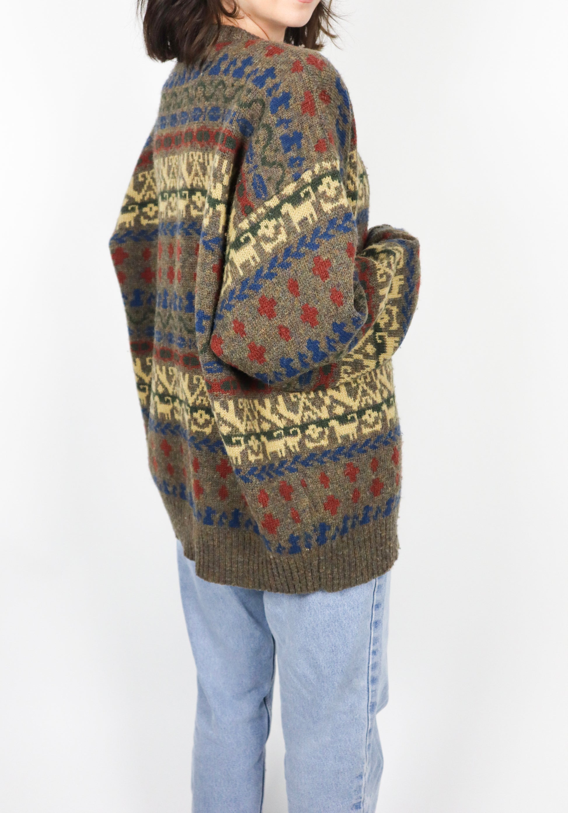 Vintage x Wool Cardigan (L)