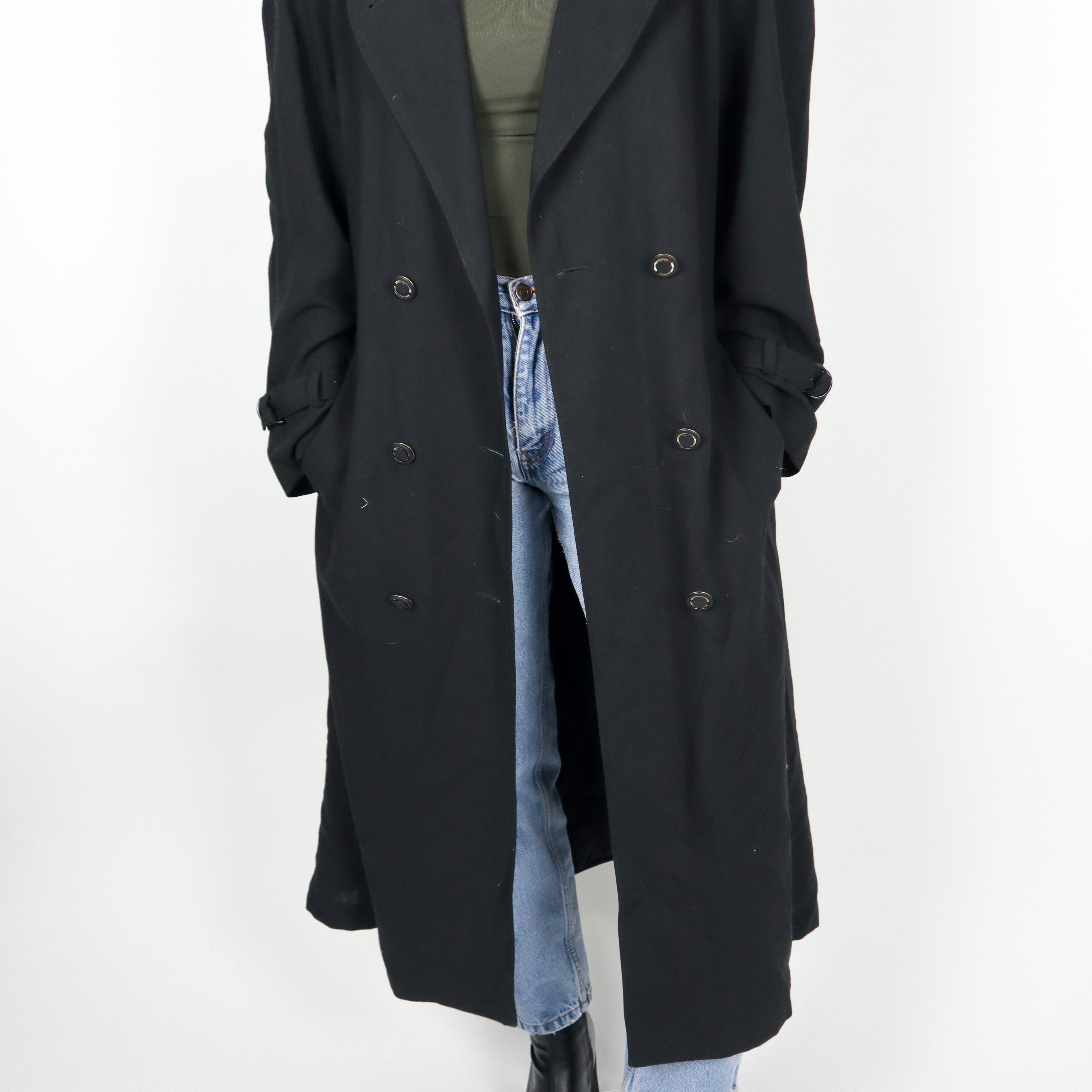 Vintage x Made in Canada x Wool Blend Trench (M/L)