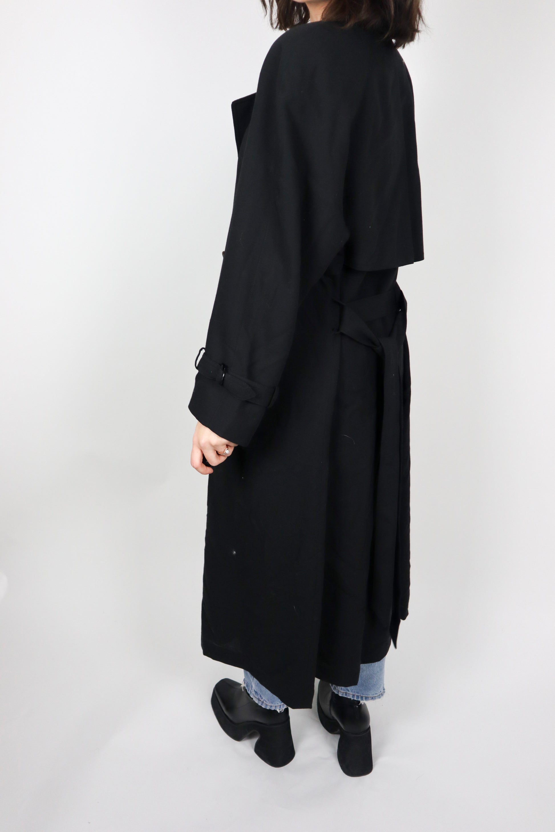 Vintage x Made in Canada x Wool Blend Trench (M/L)