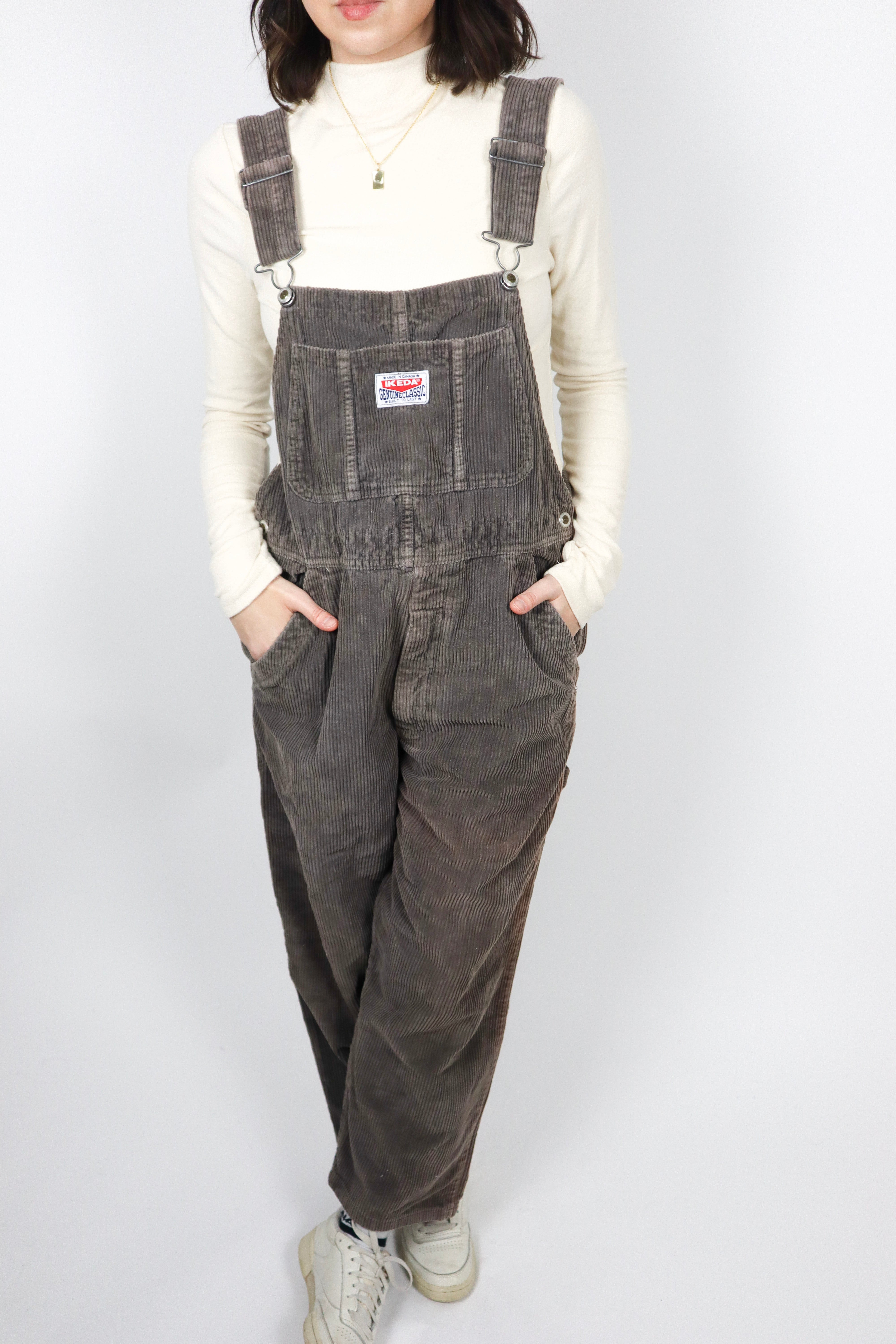 Vintage x Make in Canada x Ikeda Corduroy Overalls (S/M) – Decades 