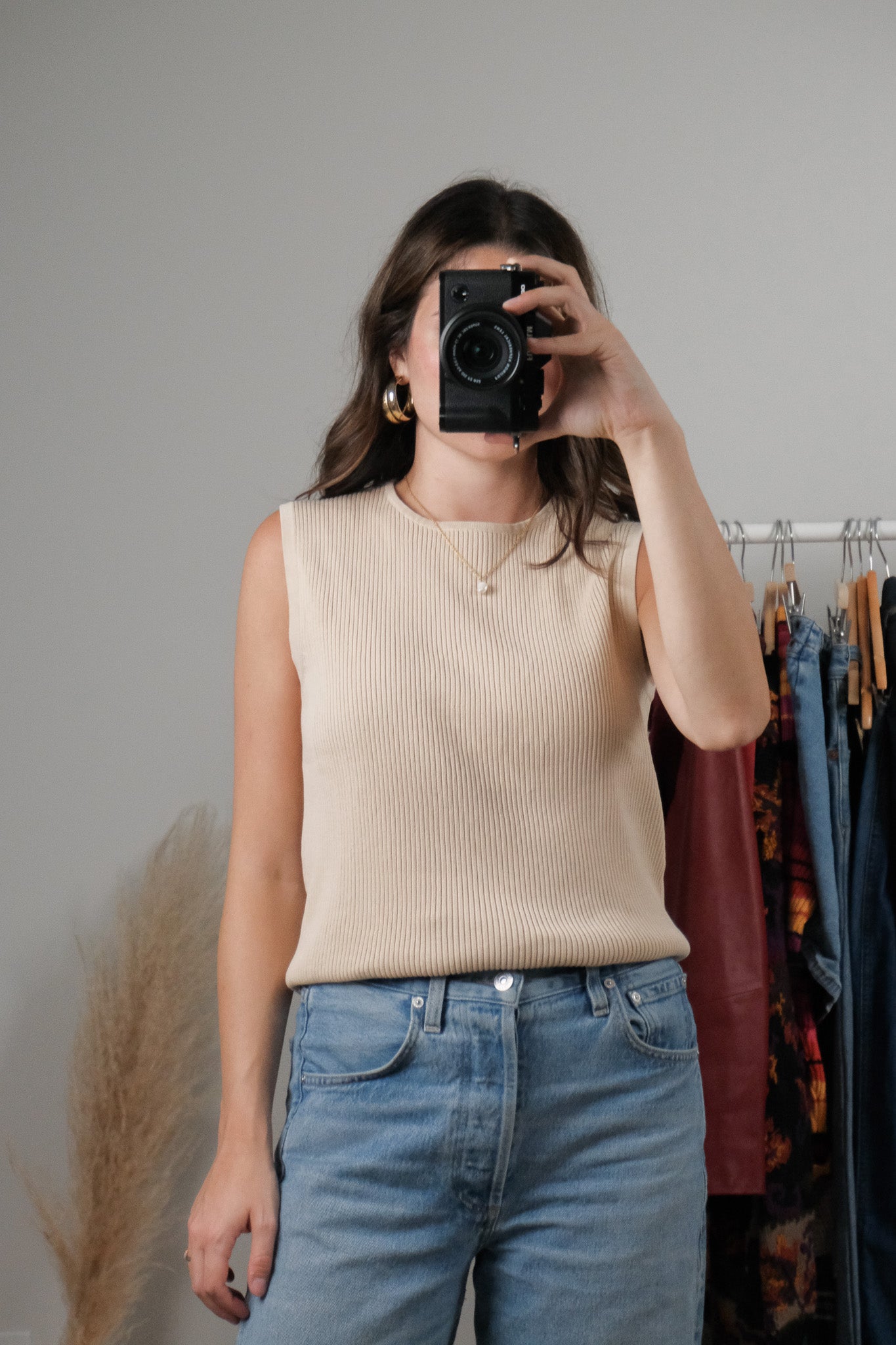 Vintage x Cotton Ribbed Top (M)