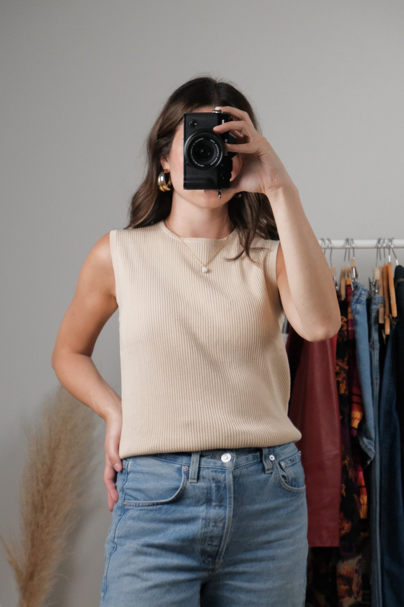 Vintage x Cotton Ribbed Top (M)