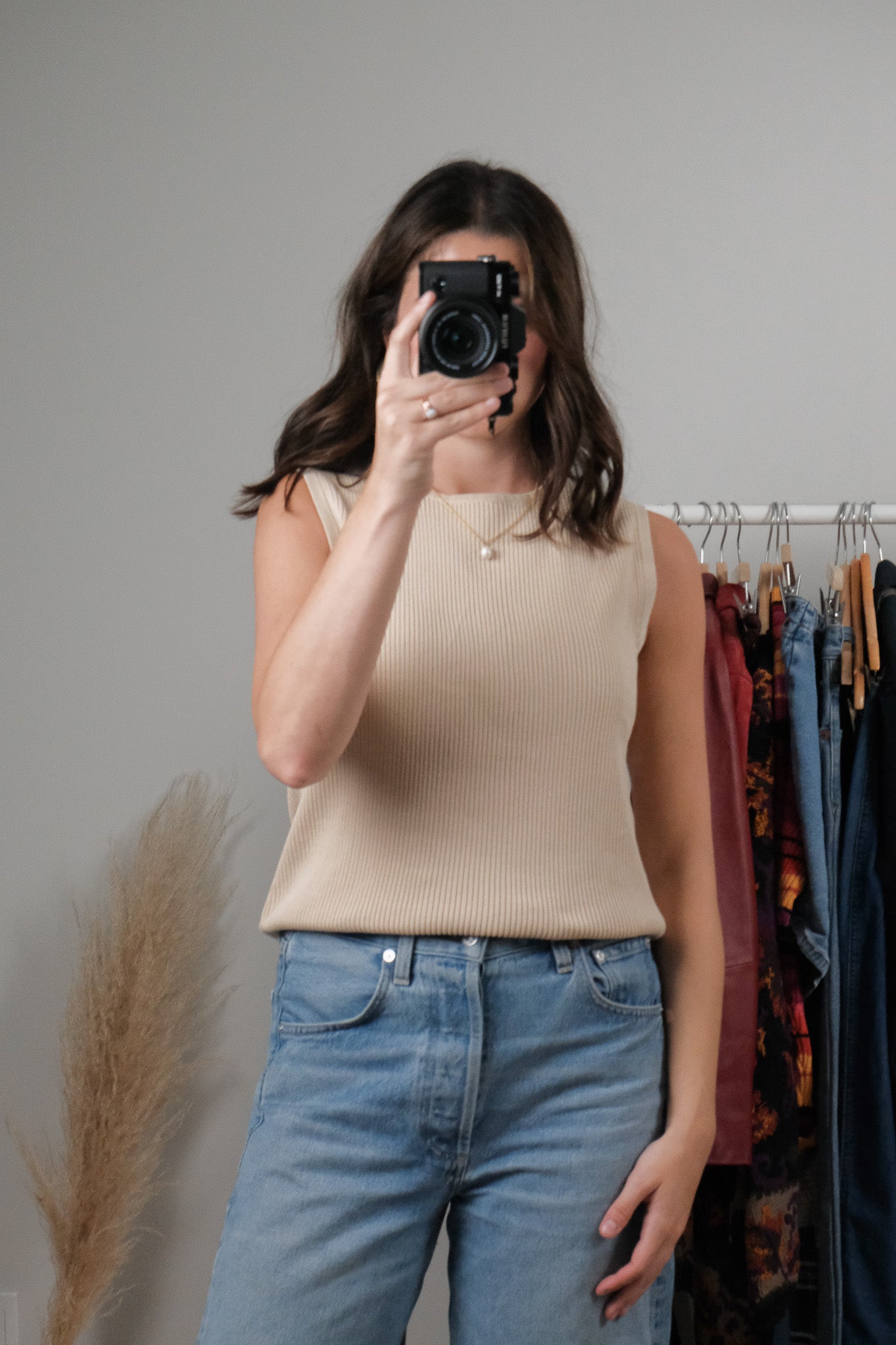 Vintage x Cotton Ribbed Top (M)