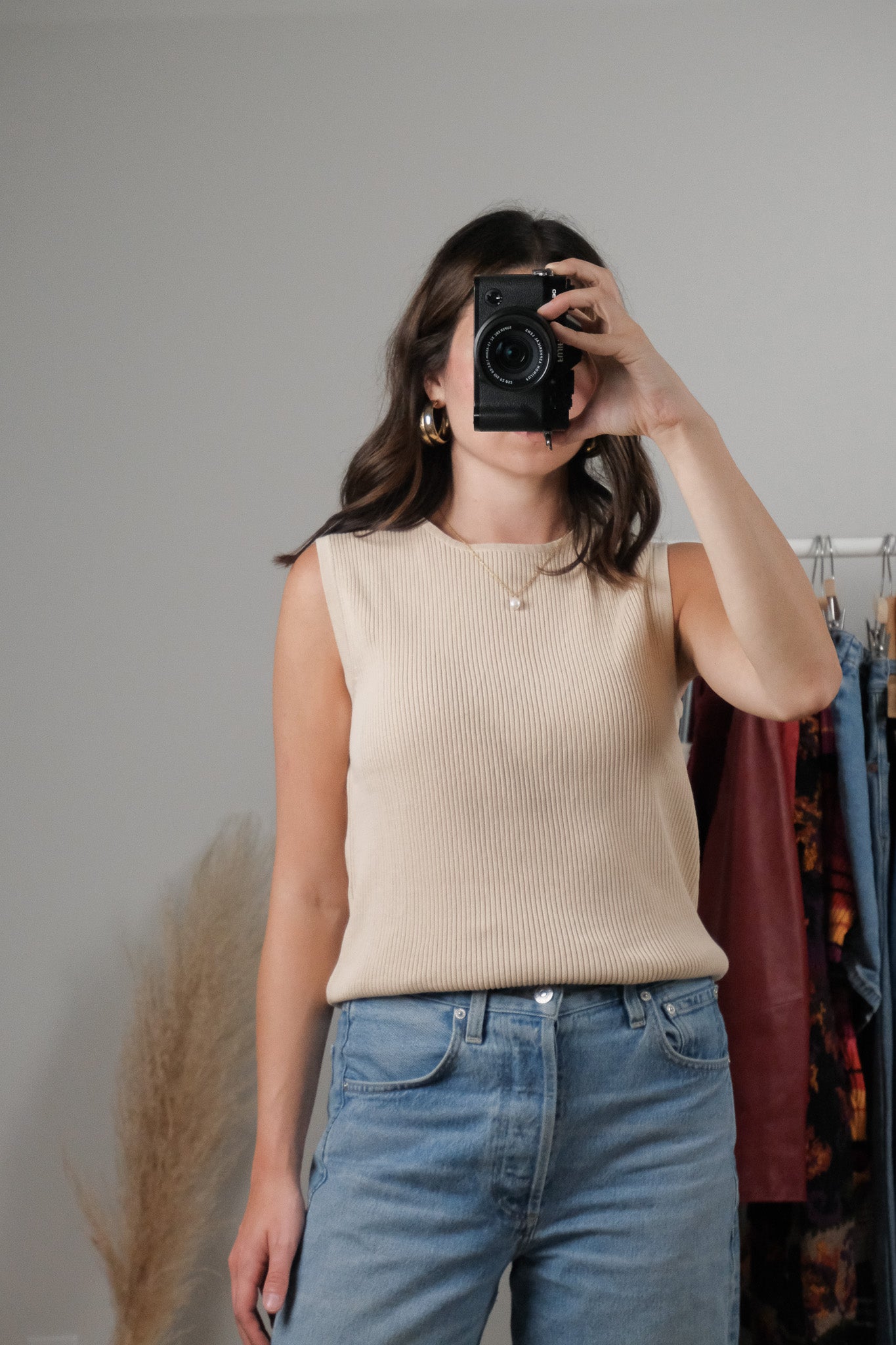 Vintage x Cotton Ribbed Top (M)