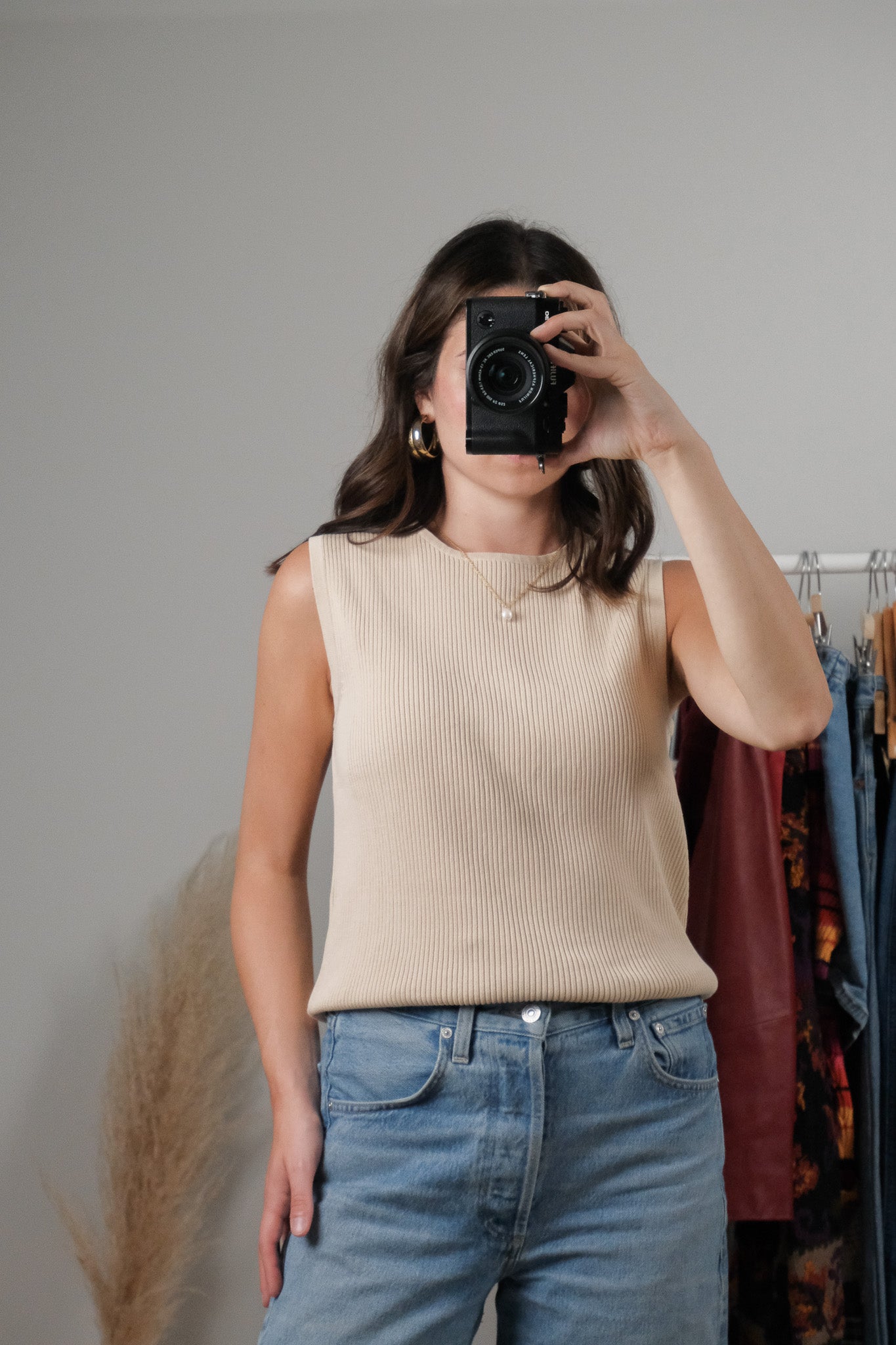 Vintage x Cotton Ribbed Top (M)