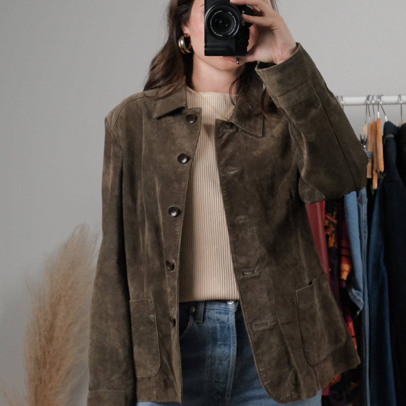 Vintage x Suede Jacket (M)