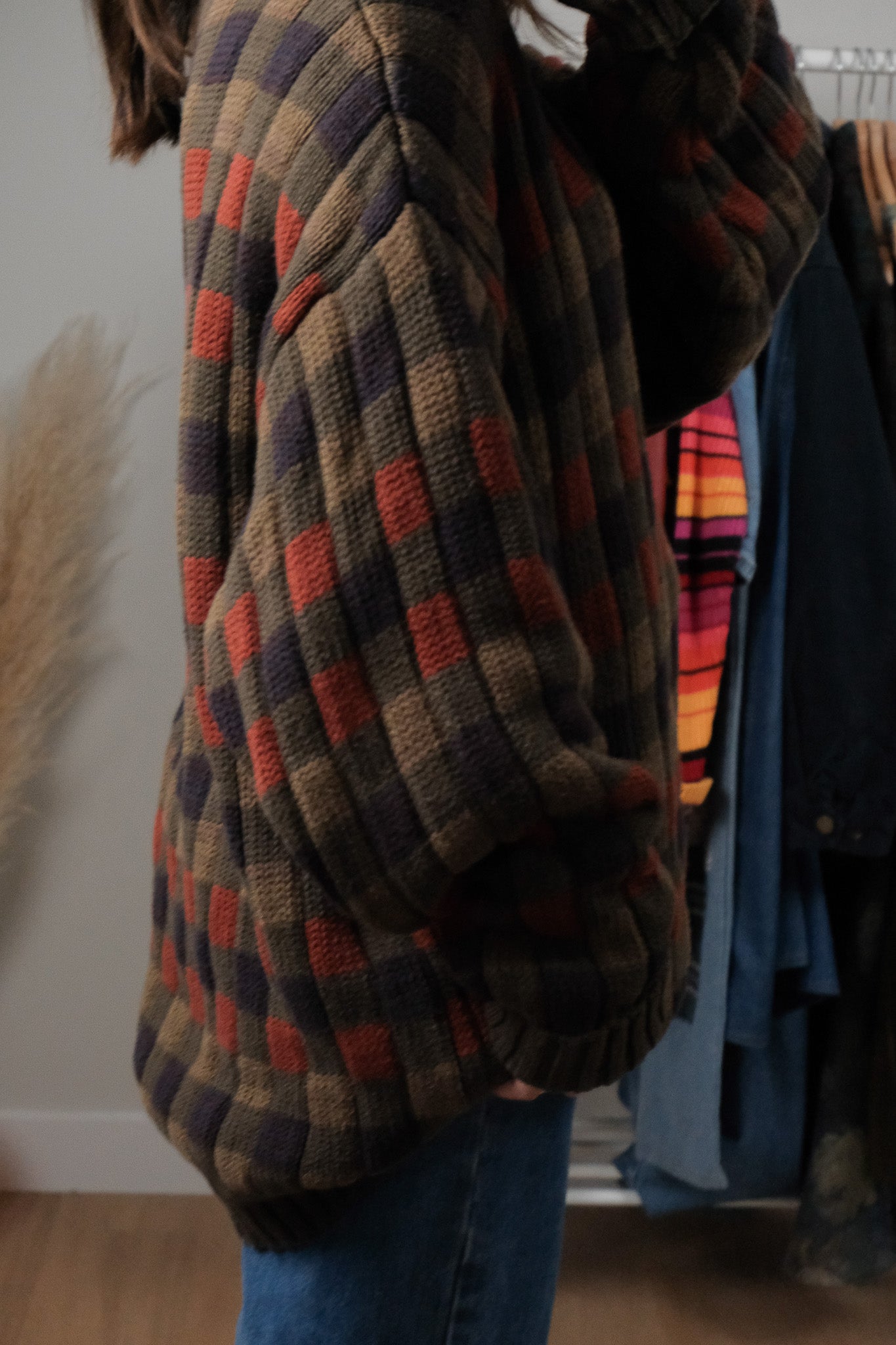 Vintage x Cotton Checkered Knit (XL/XXL)