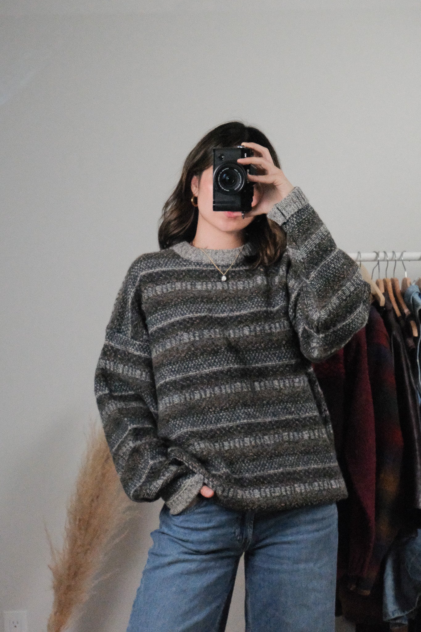 Vintage x Wool Multicolour Knit Sweater (L)