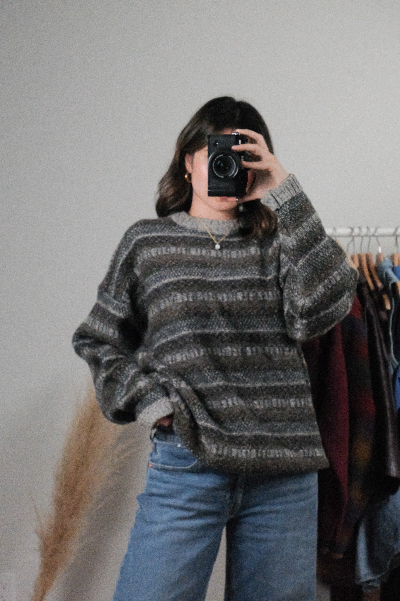 Vintage x Wool Multicolour Knit Sweater (L)