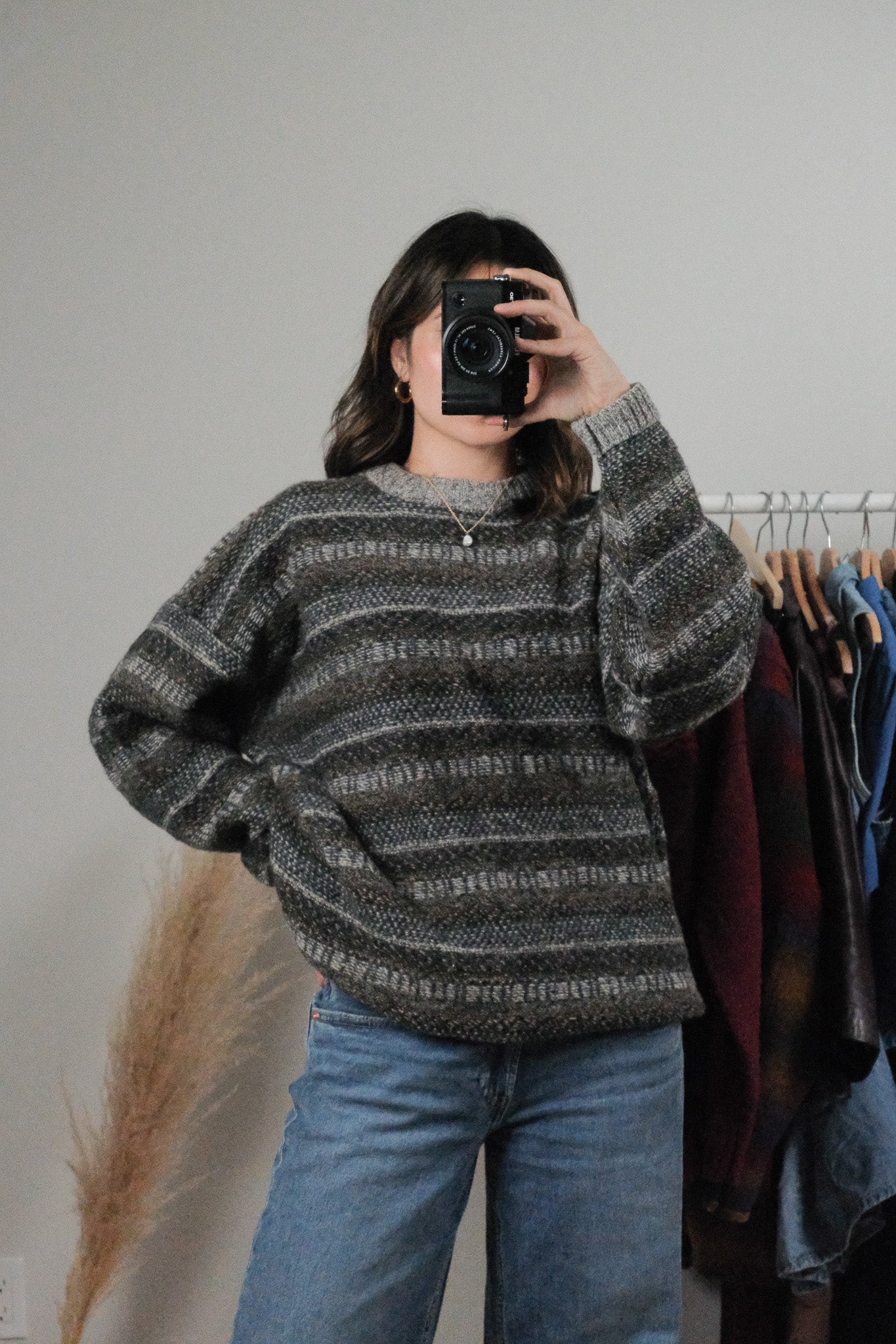 Vintage x Wool Multicolour Knit Sweater (L)
