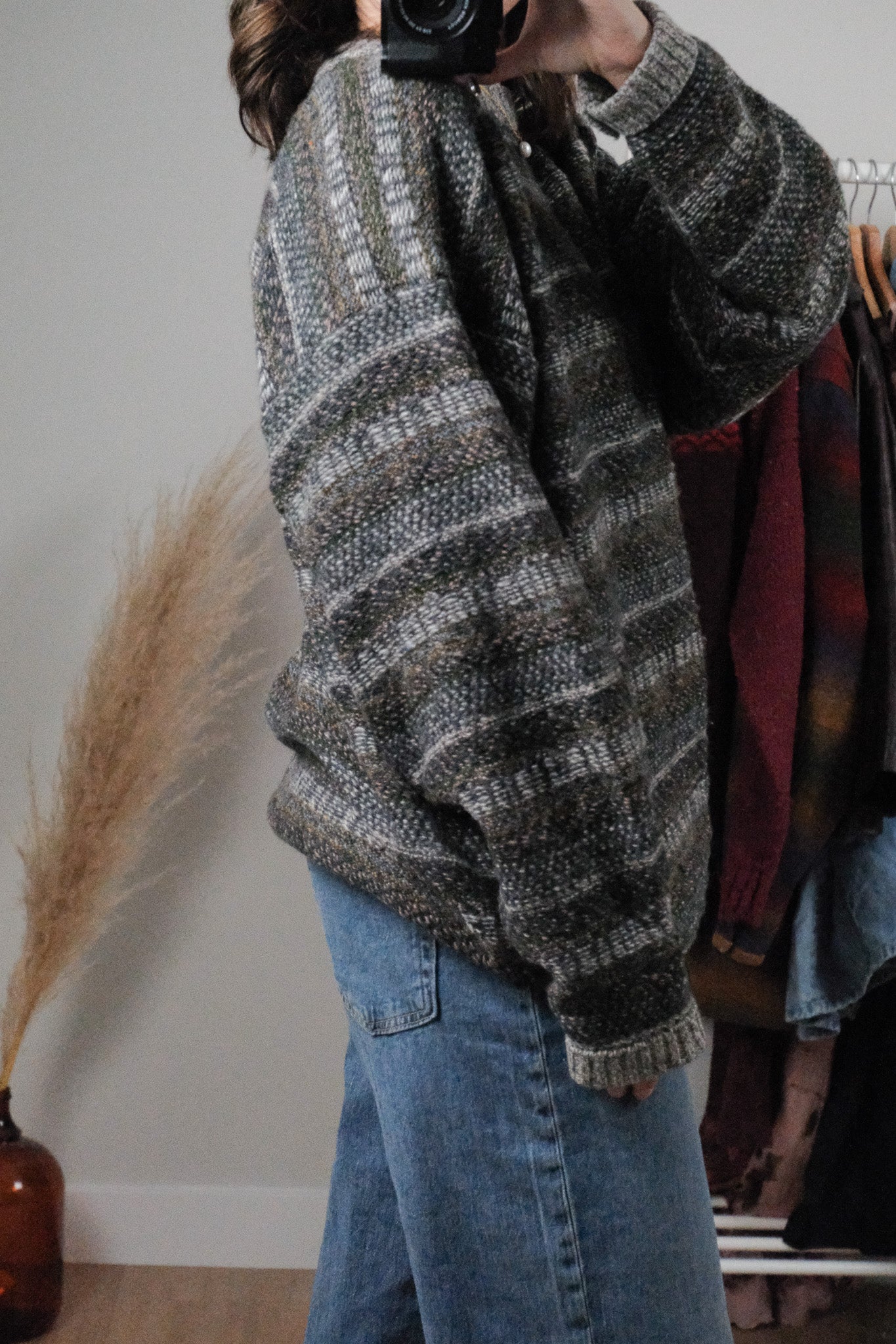 Vintage x Wool Multicolour Knit Sweater (L)