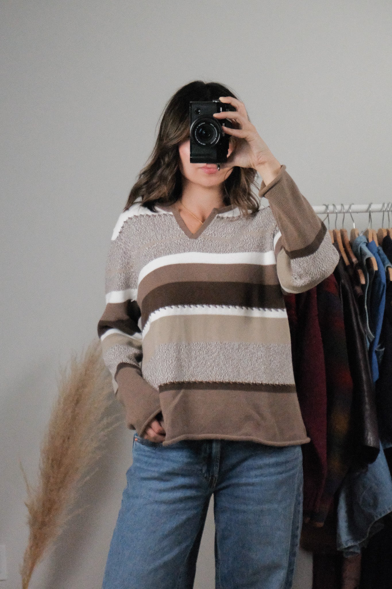 Vintage x Striped Textured Knit (M)