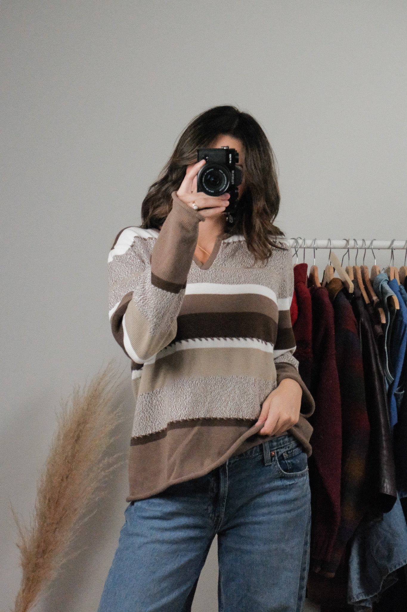 Vintage x Striped Textured Knit (M)