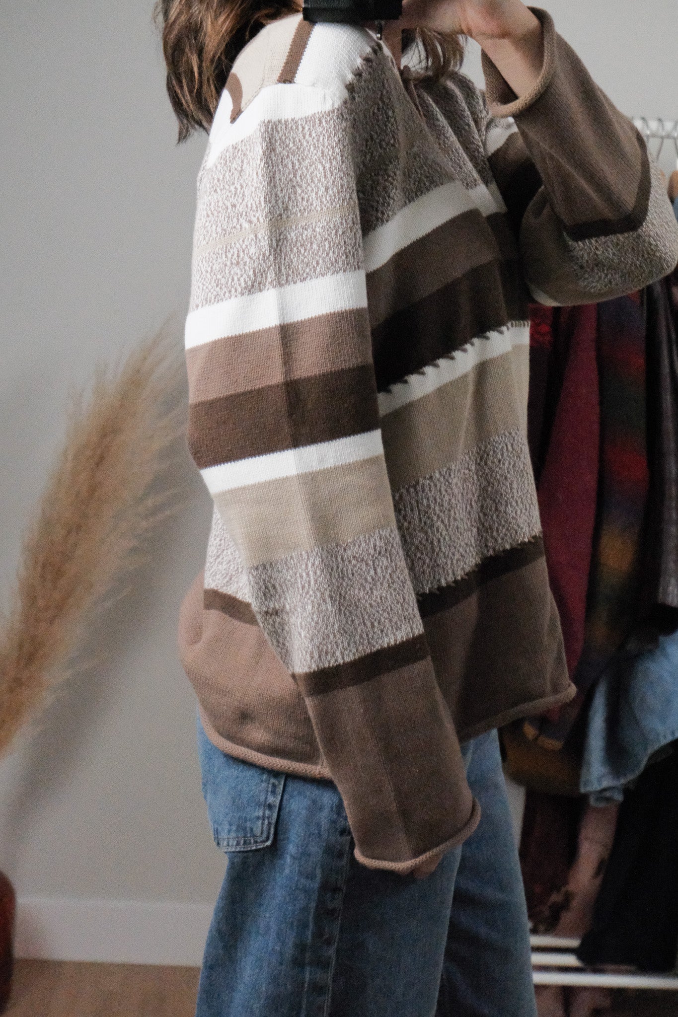 Vintage x Striped Textured Knit (M)