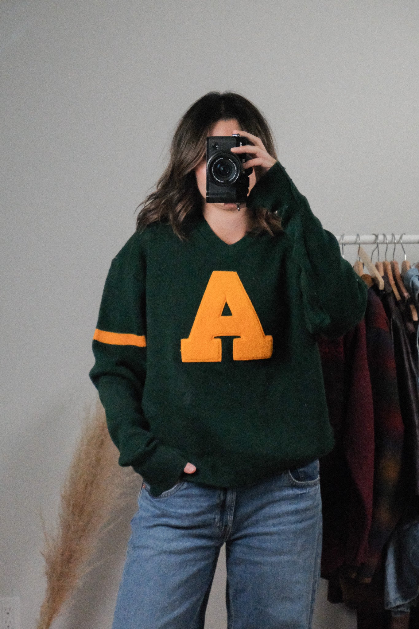 Made in Canada x Vintage x Wool Varsity Sweater (L)