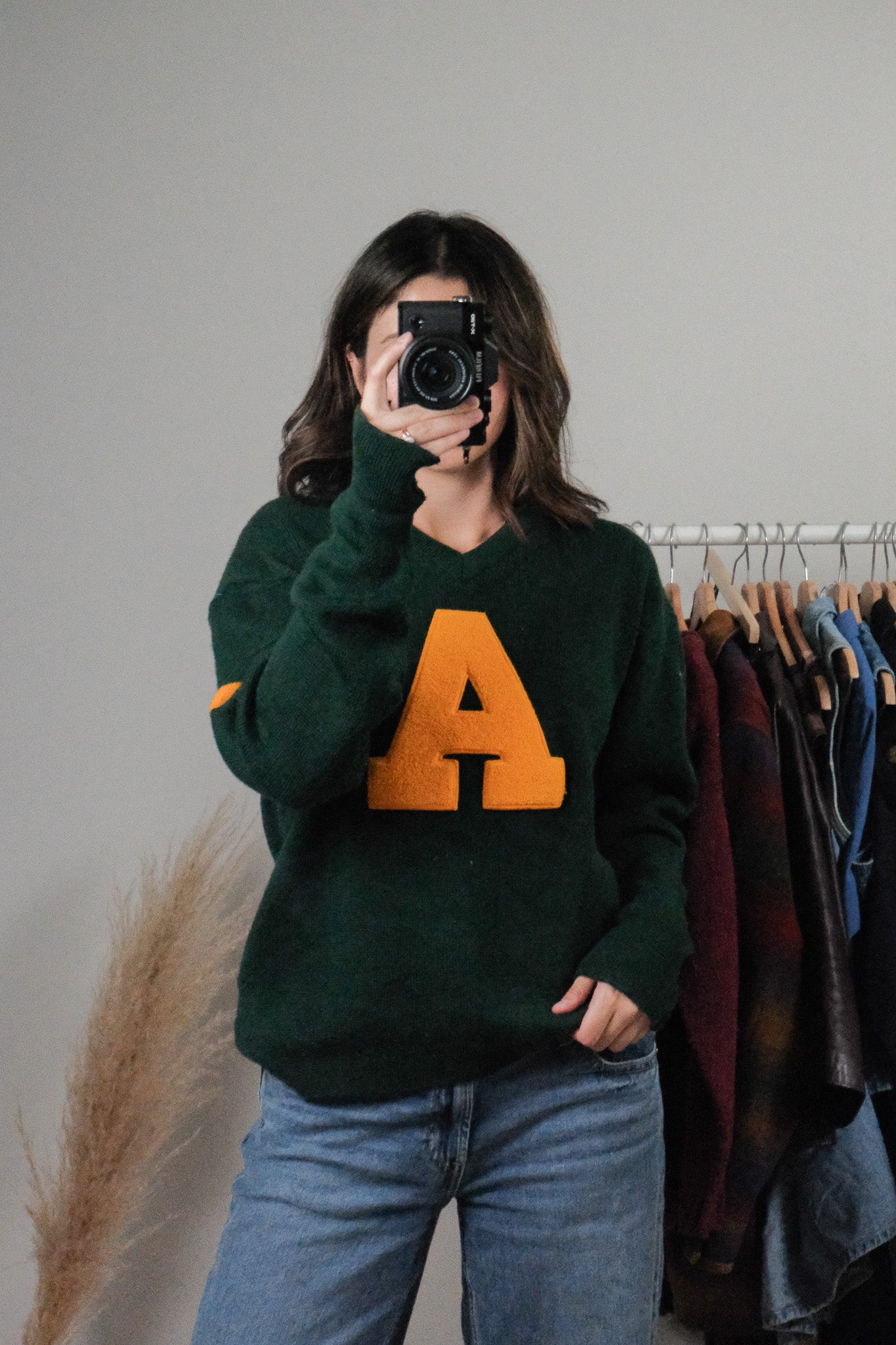 Made in Canada x Vintage x Wool Varsity Sweater (L)