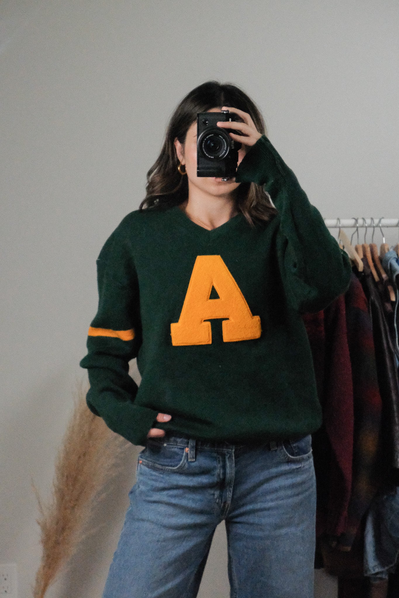 Made in Canada x Vintage x Wool Varsity Sweater (L)