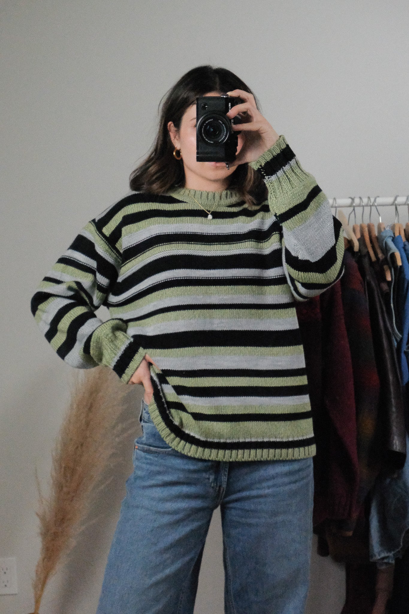 Vintage x Striped Sweater (L)