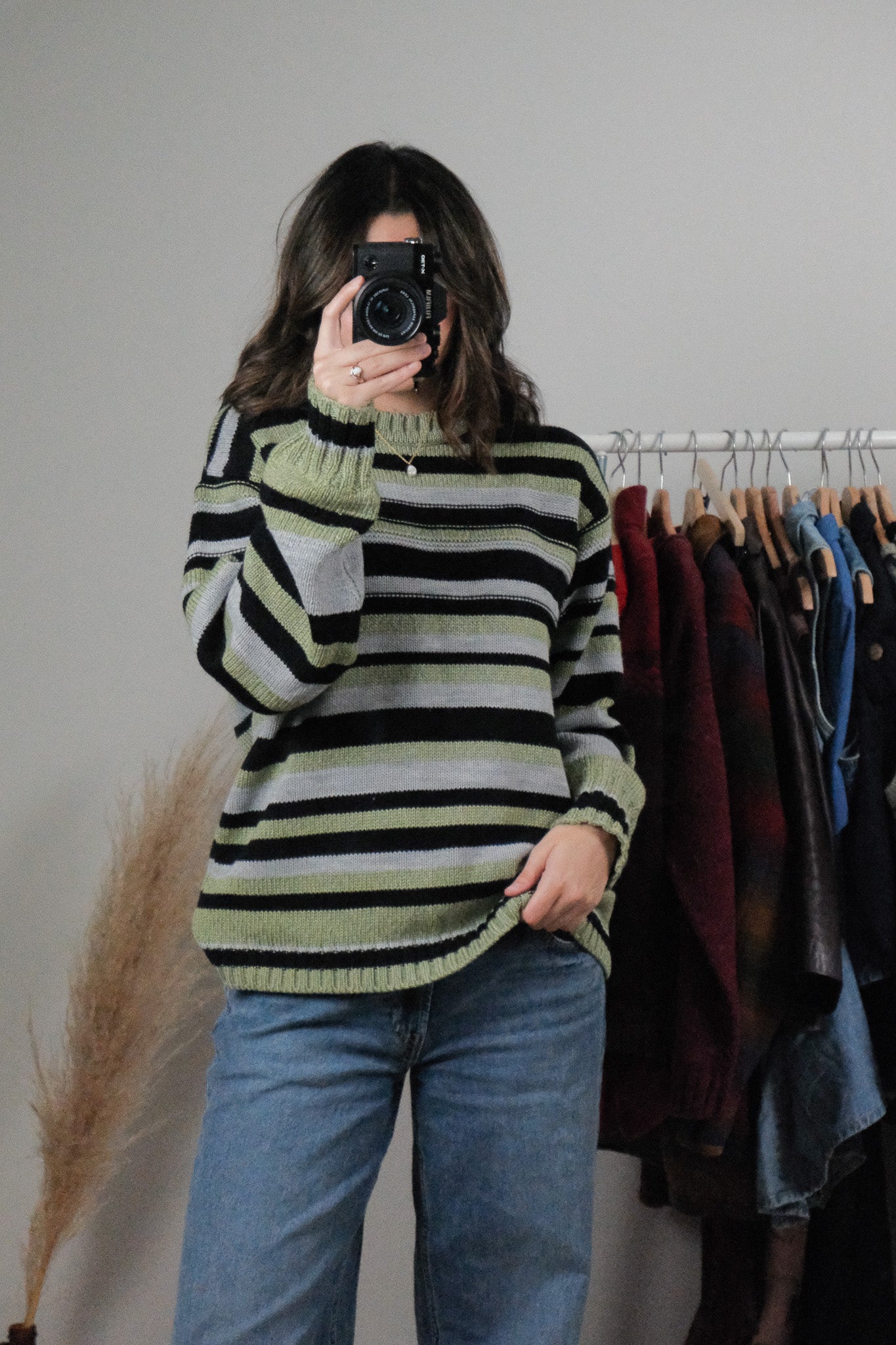 Vintage x Striped Sweater (L)