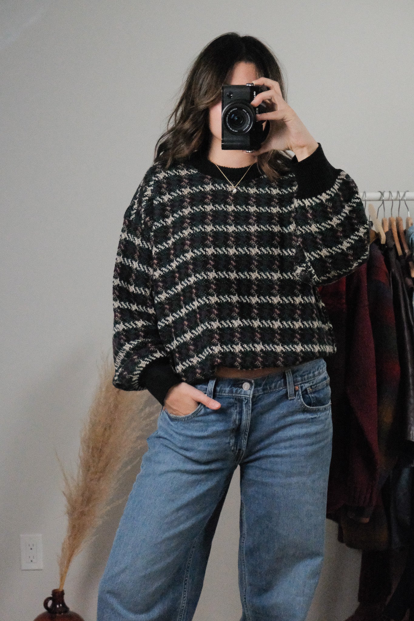 Vintage x Patterned Sweater (L/XL)