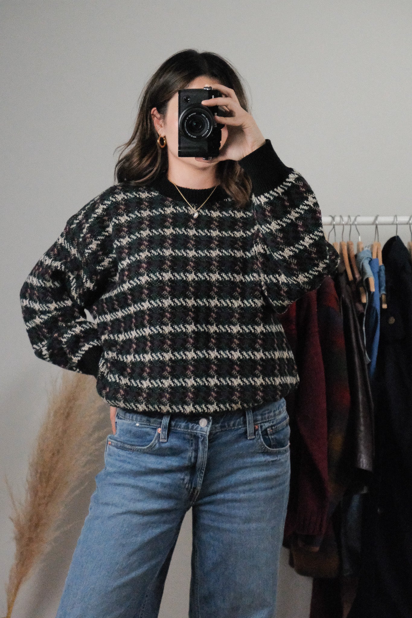 Vintage x Patterned Sweater (L/XL)