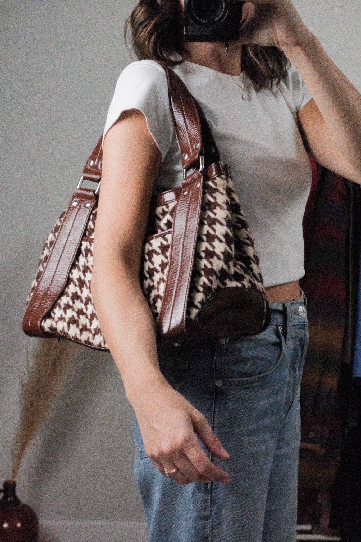 Vintage x Aldo x Houndstooth Purse