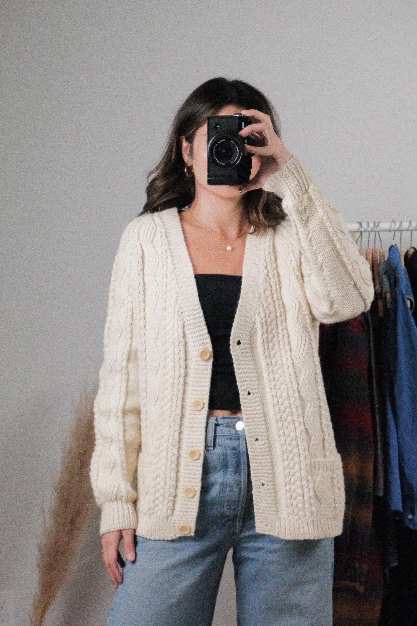 Vintage x Handmade Wool Chunky Cardigan (S-L)