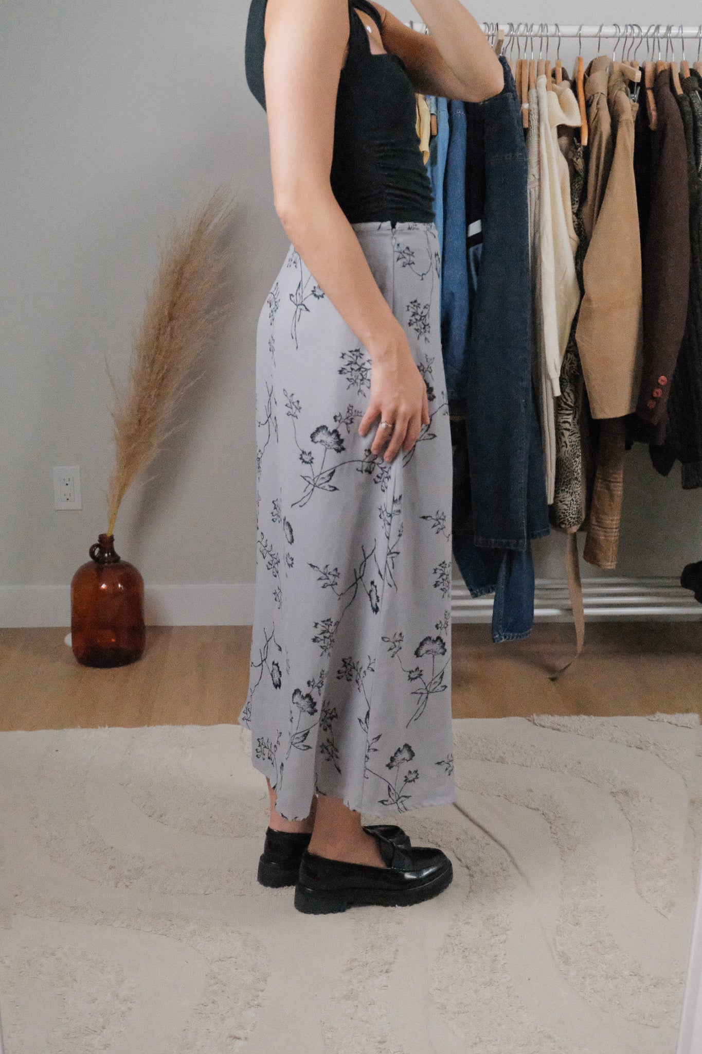 Vintage x Flower Maxi Skirt (6)