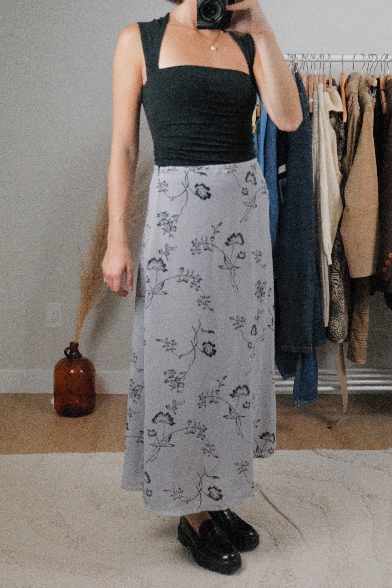 Vintage x Flower Maxi Skirt (6)