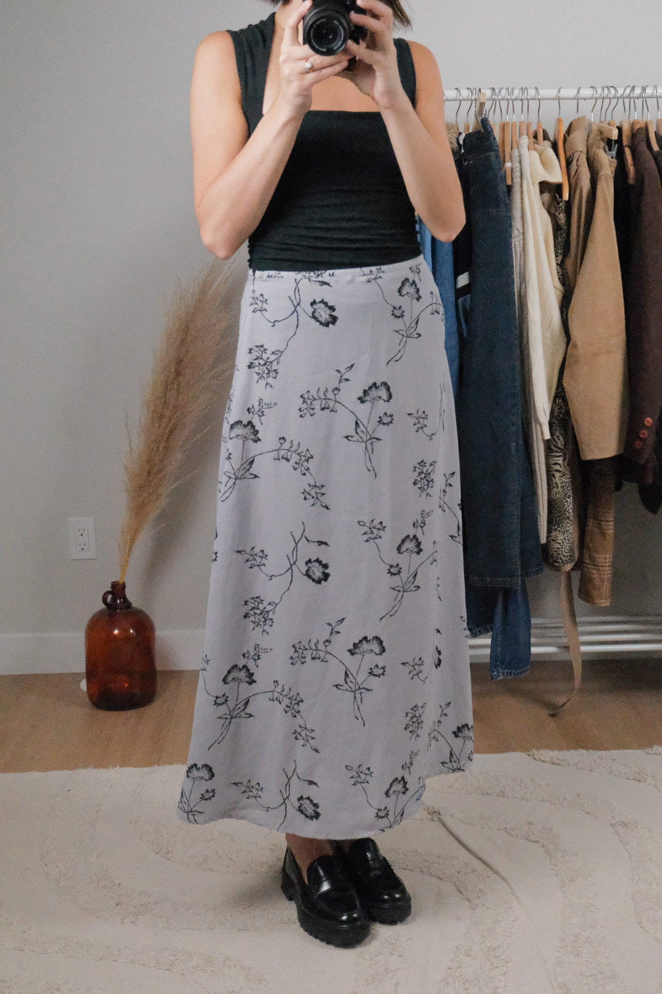 Vintage x Flower Maxi Skirt (6)