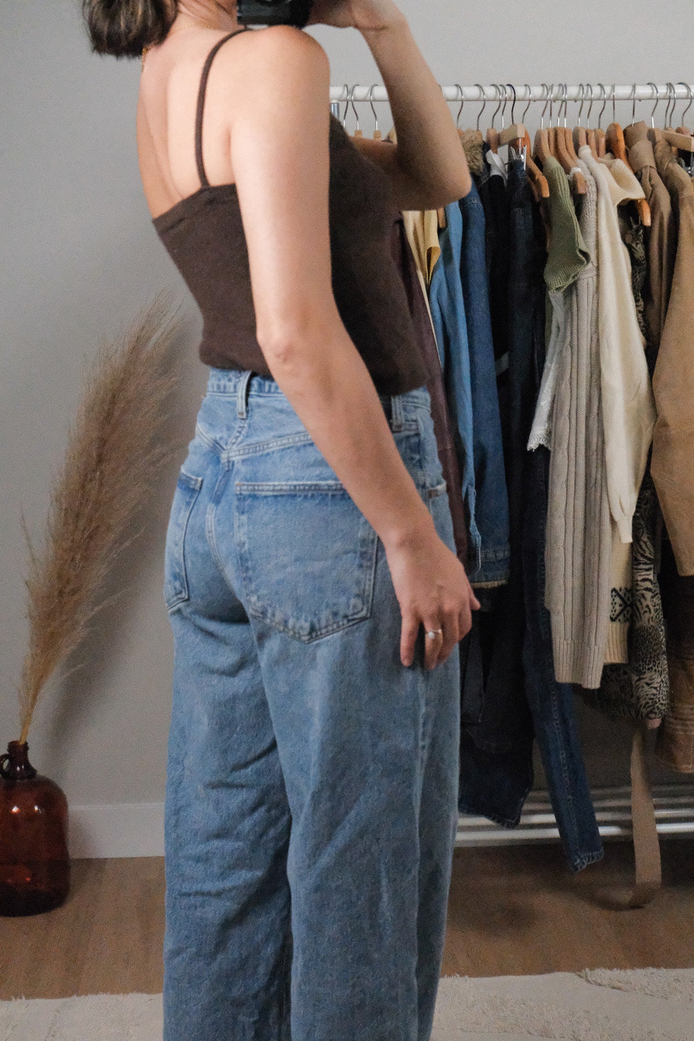 Vintage x 100% Cashmere Sequence Cropped Tank (S/M)