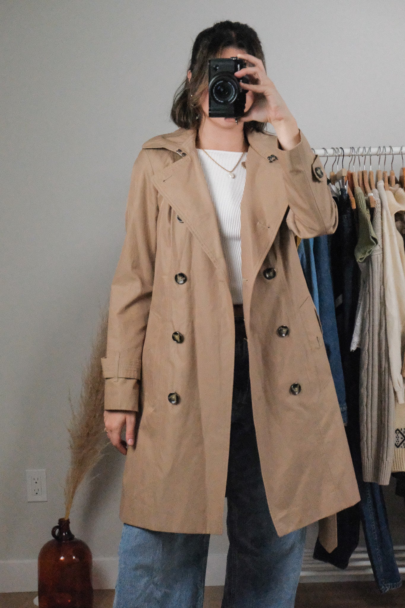 Vintage x London Fog Trench Coat (XS)