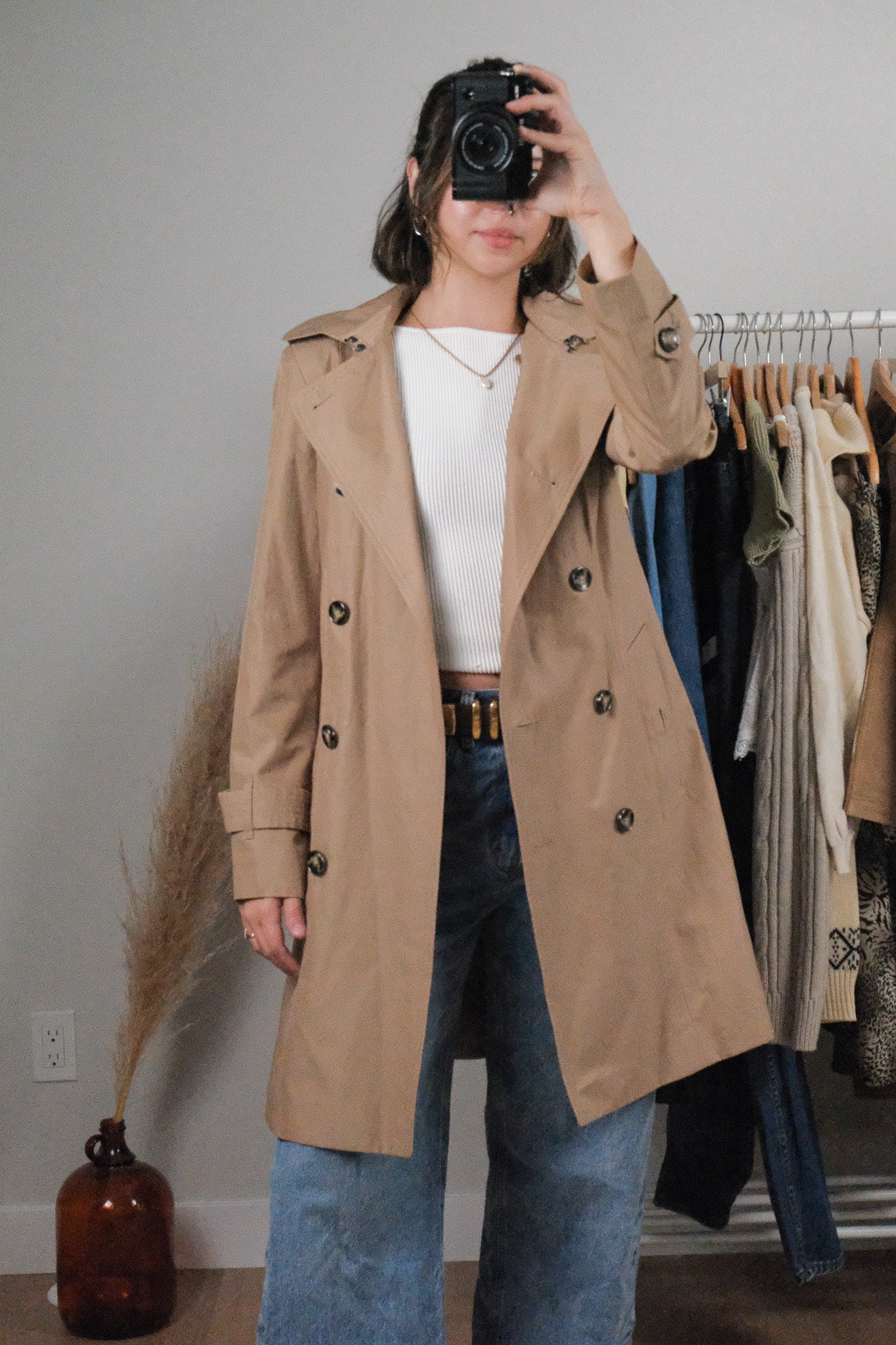 Vintage x London Fog Trench Coat (XS)