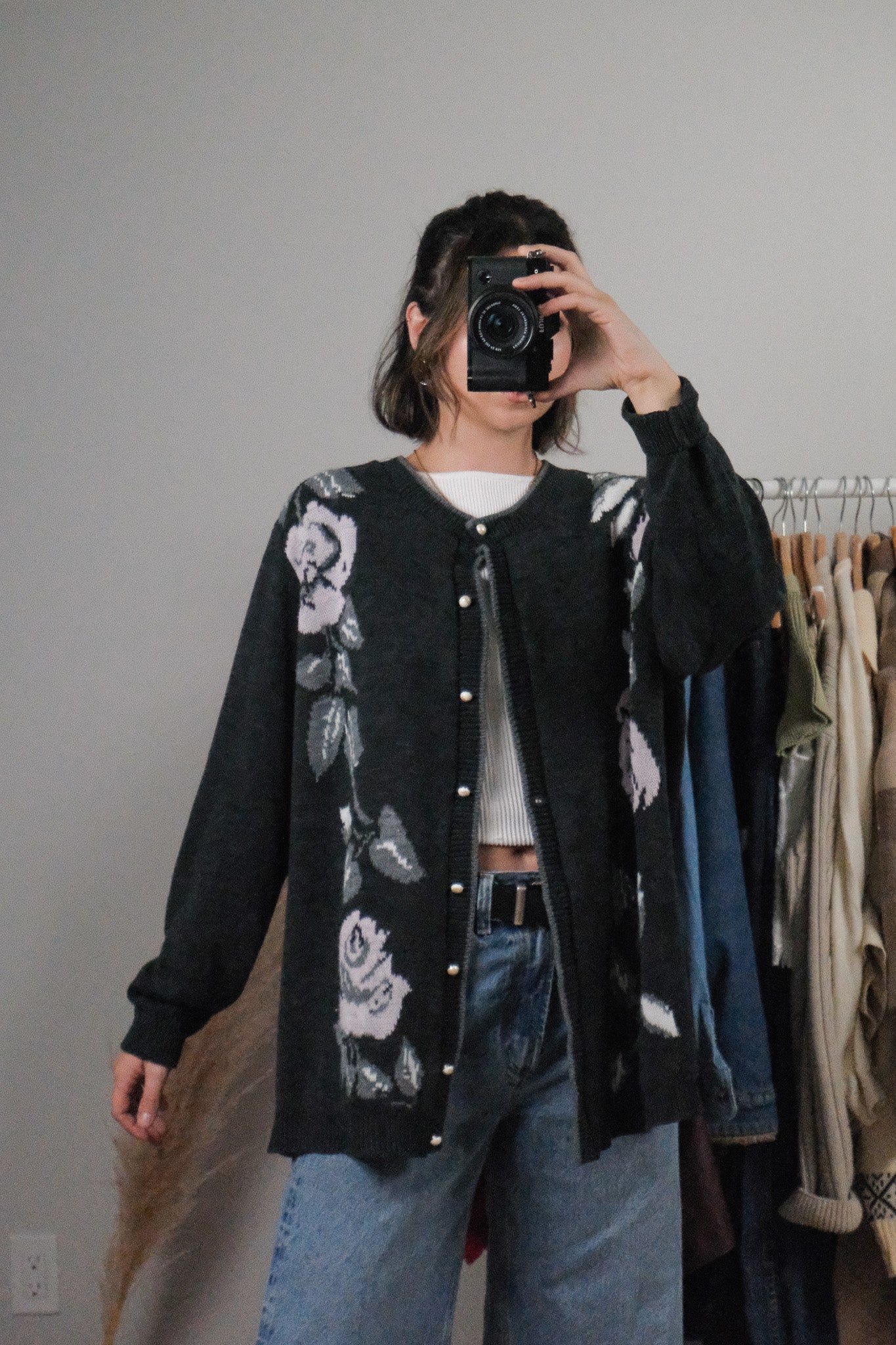 Vintage x Flower Cardigan (L)