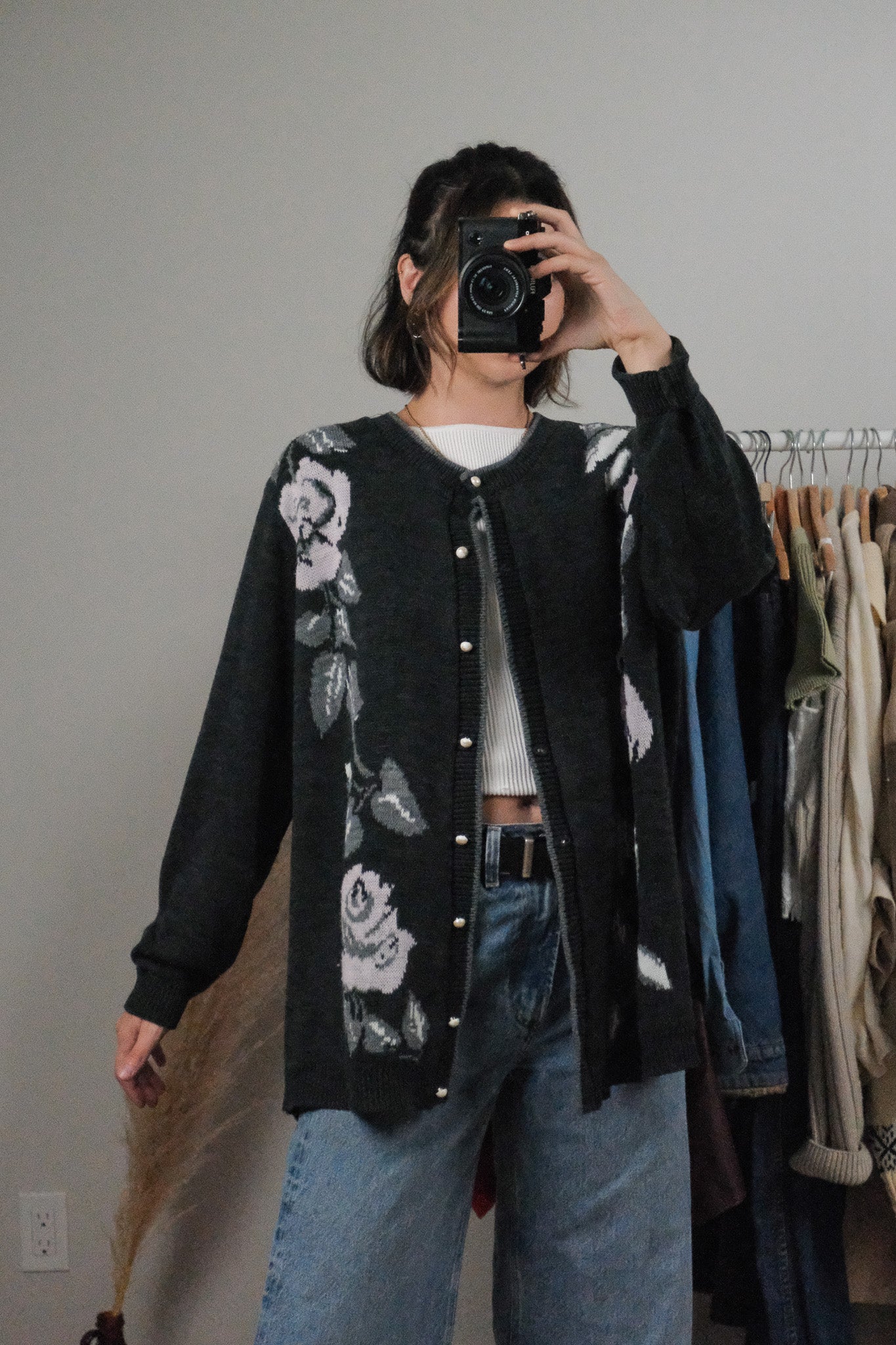 Vintage x Flower Cardigan (L)