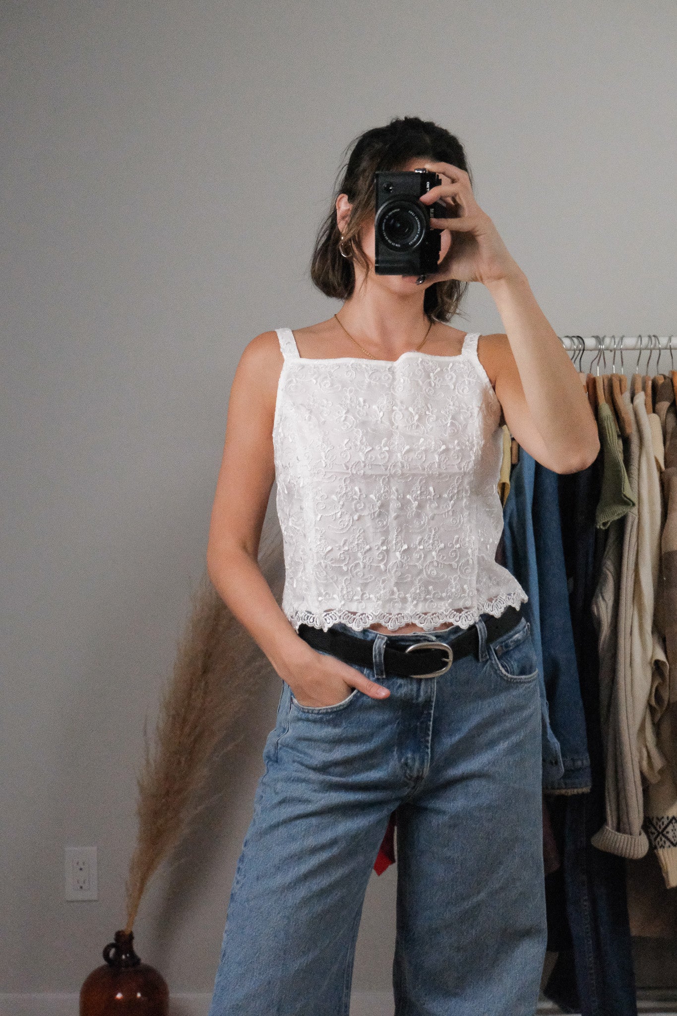 Made in Italy x Vintage x Lace Tank Top (6)