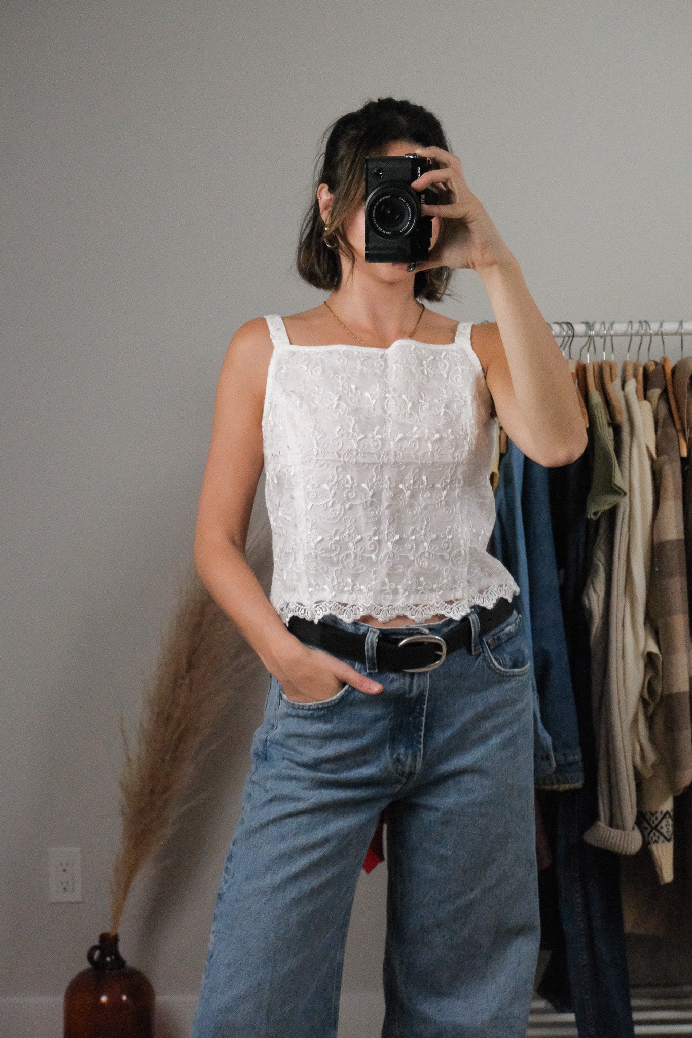 Made in Italy x Vintage x Lace Tank Top (6)