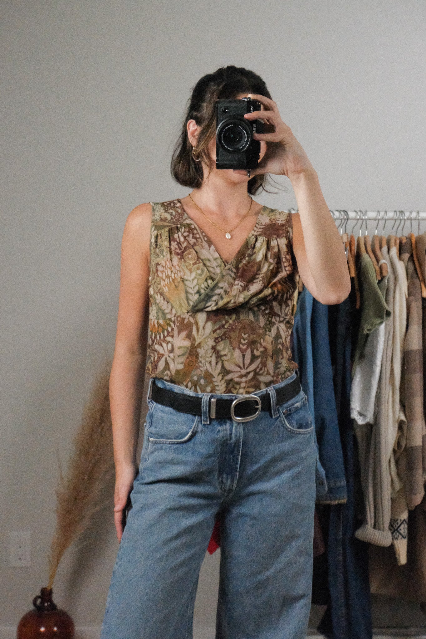 Made in Canada x Vintage x Mesh Patterned Tank (M)