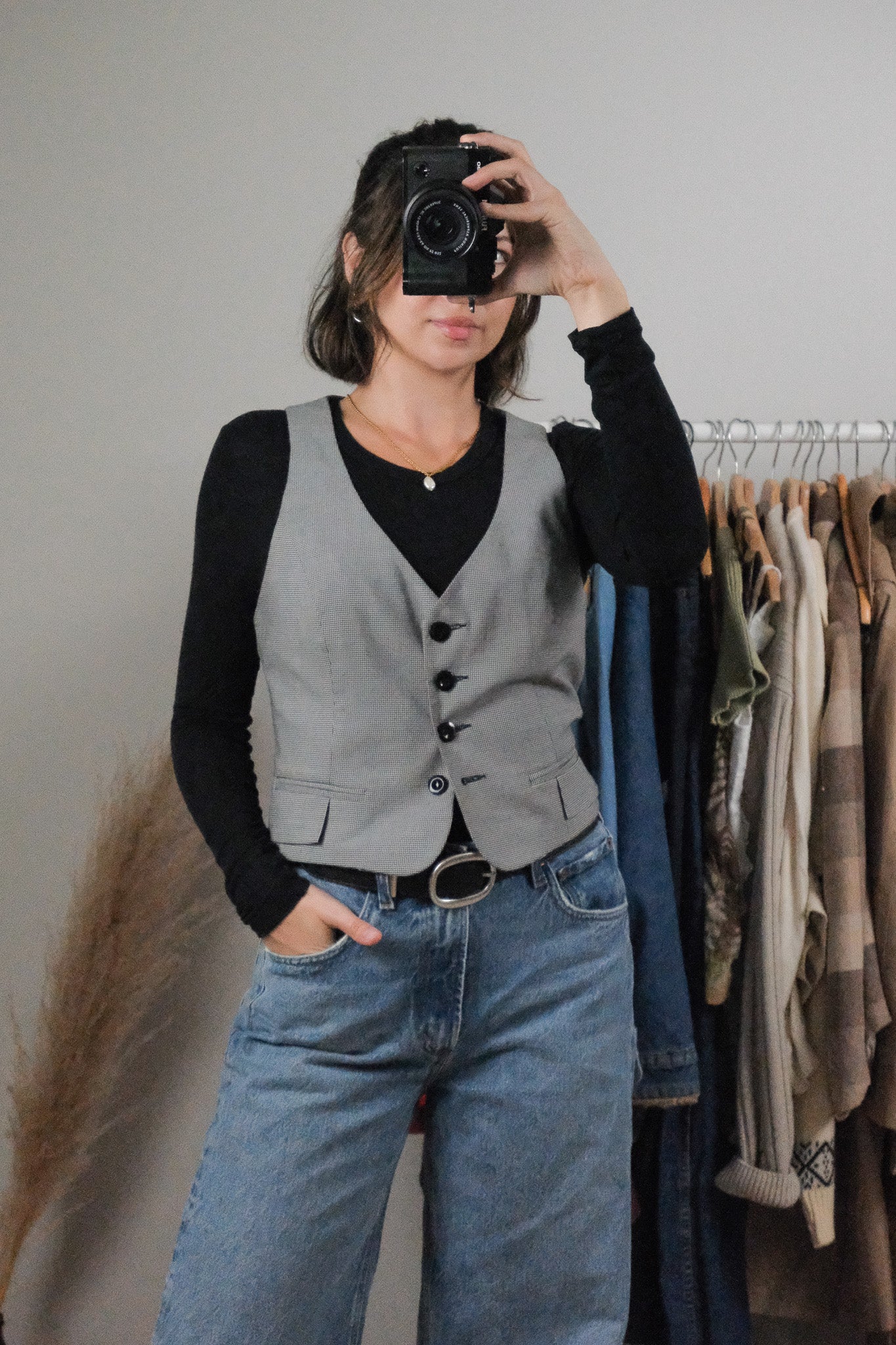 Modern x Houndstooth Vest (8)