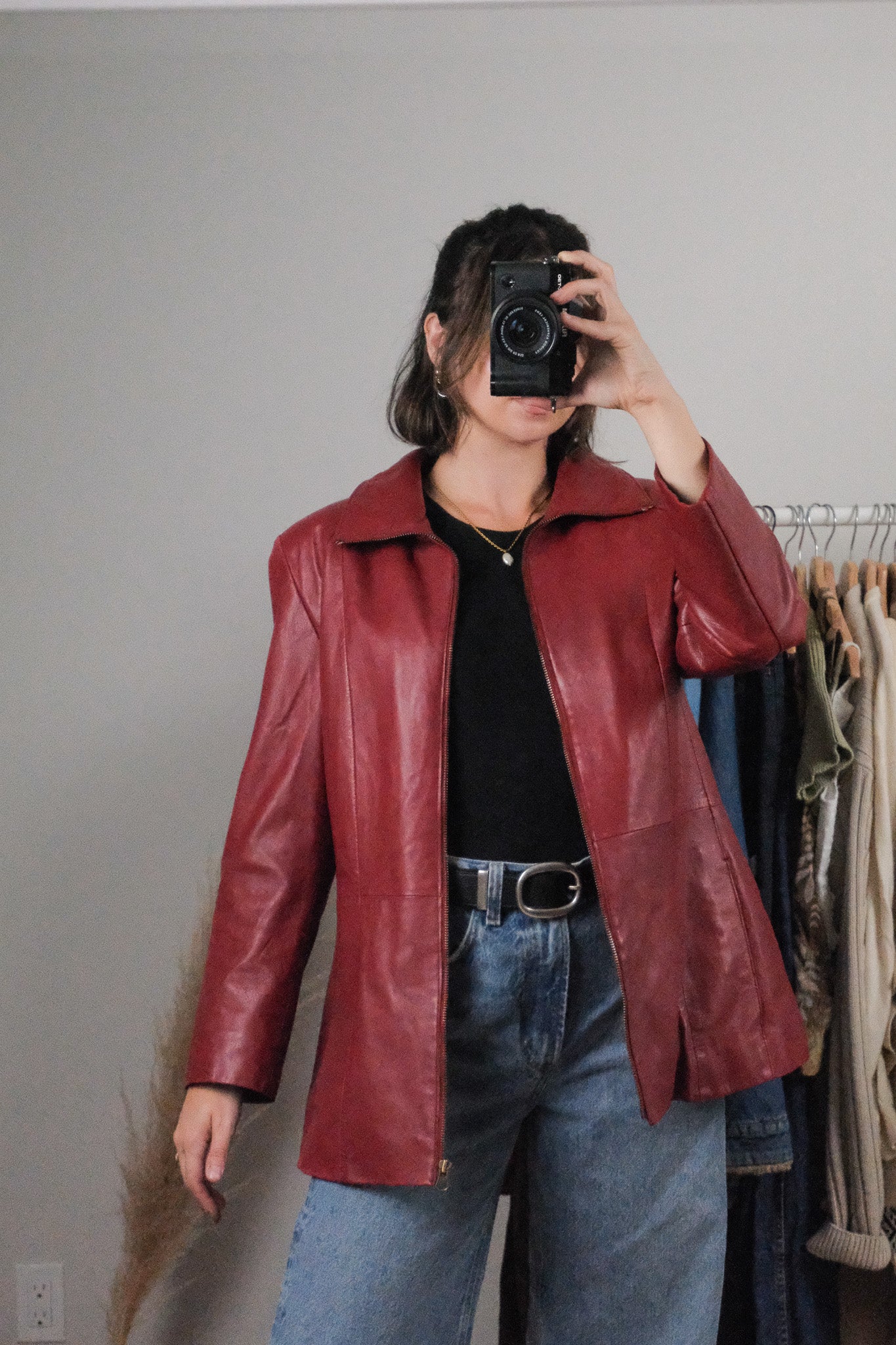 Vintage x Leather Lined Jacket (8/10)
