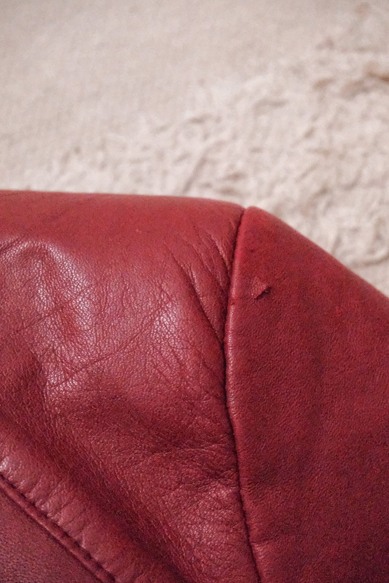 Vintage x Leather Lined Jacket (8/10)
