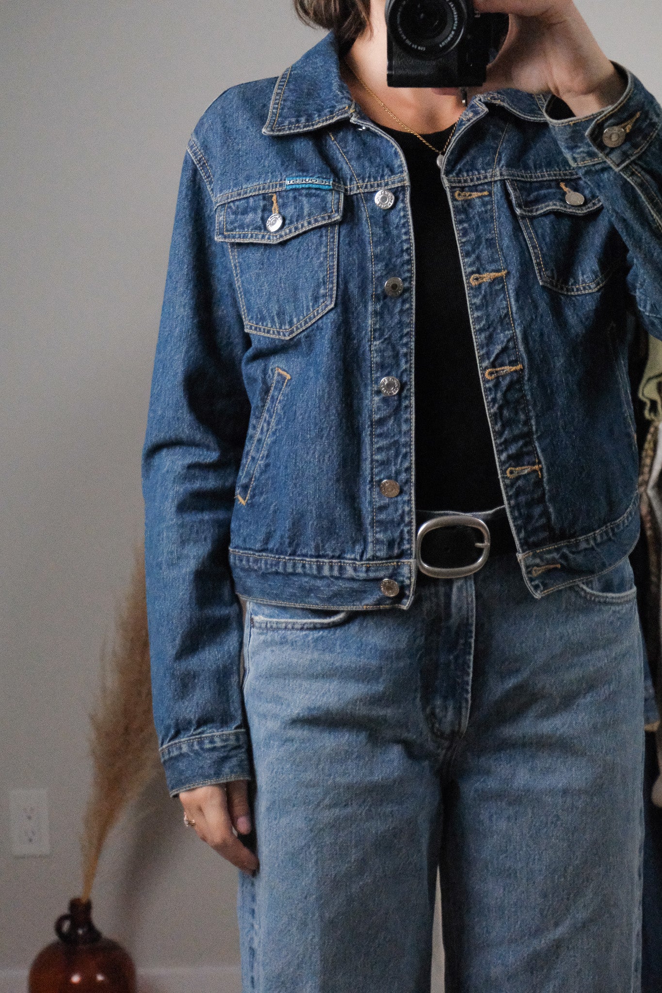 Vintage x Denim Jacket (S/M)