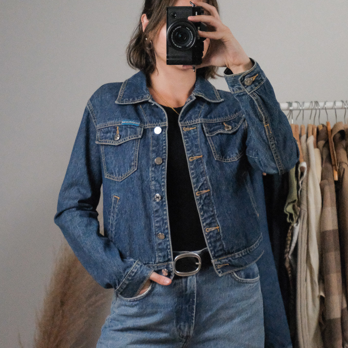 Vintage x Denim Jacket (S/M)