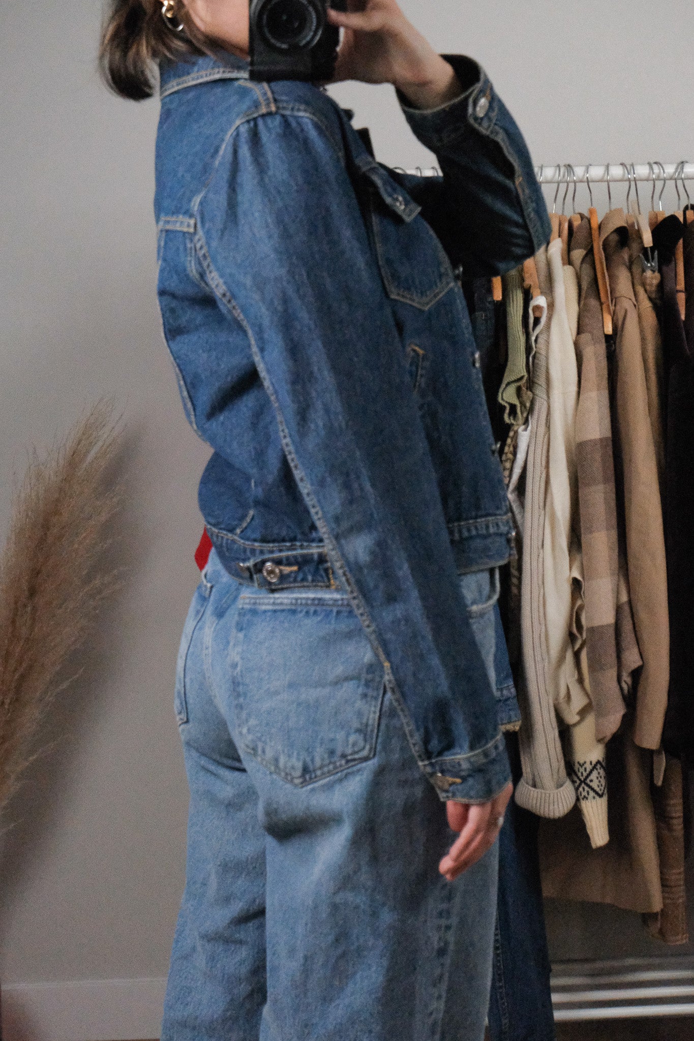 Vintage x Denim Jacket (S/M)