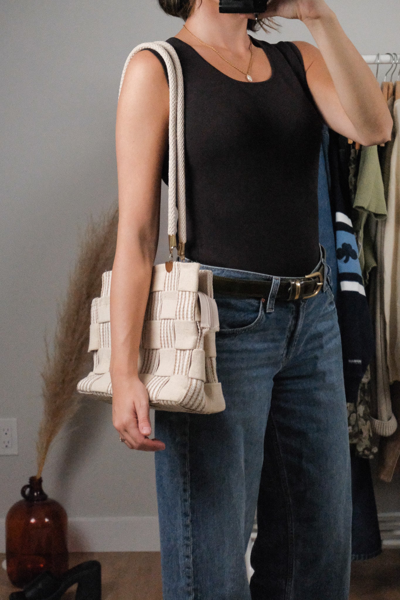 Made in Italy x Vintage x Checkered Purse